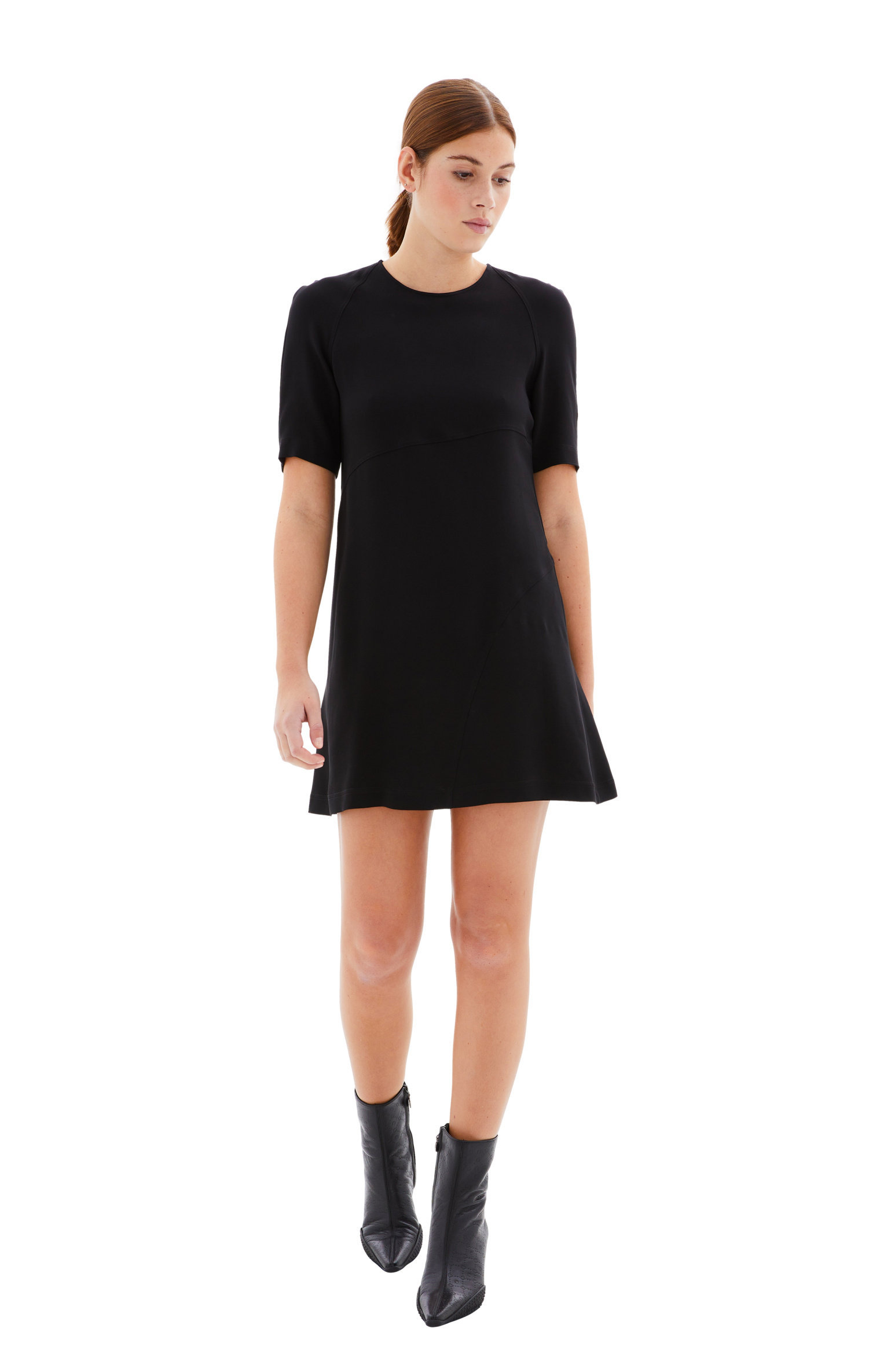 Jil Sander Short Sleeve Mini Dress