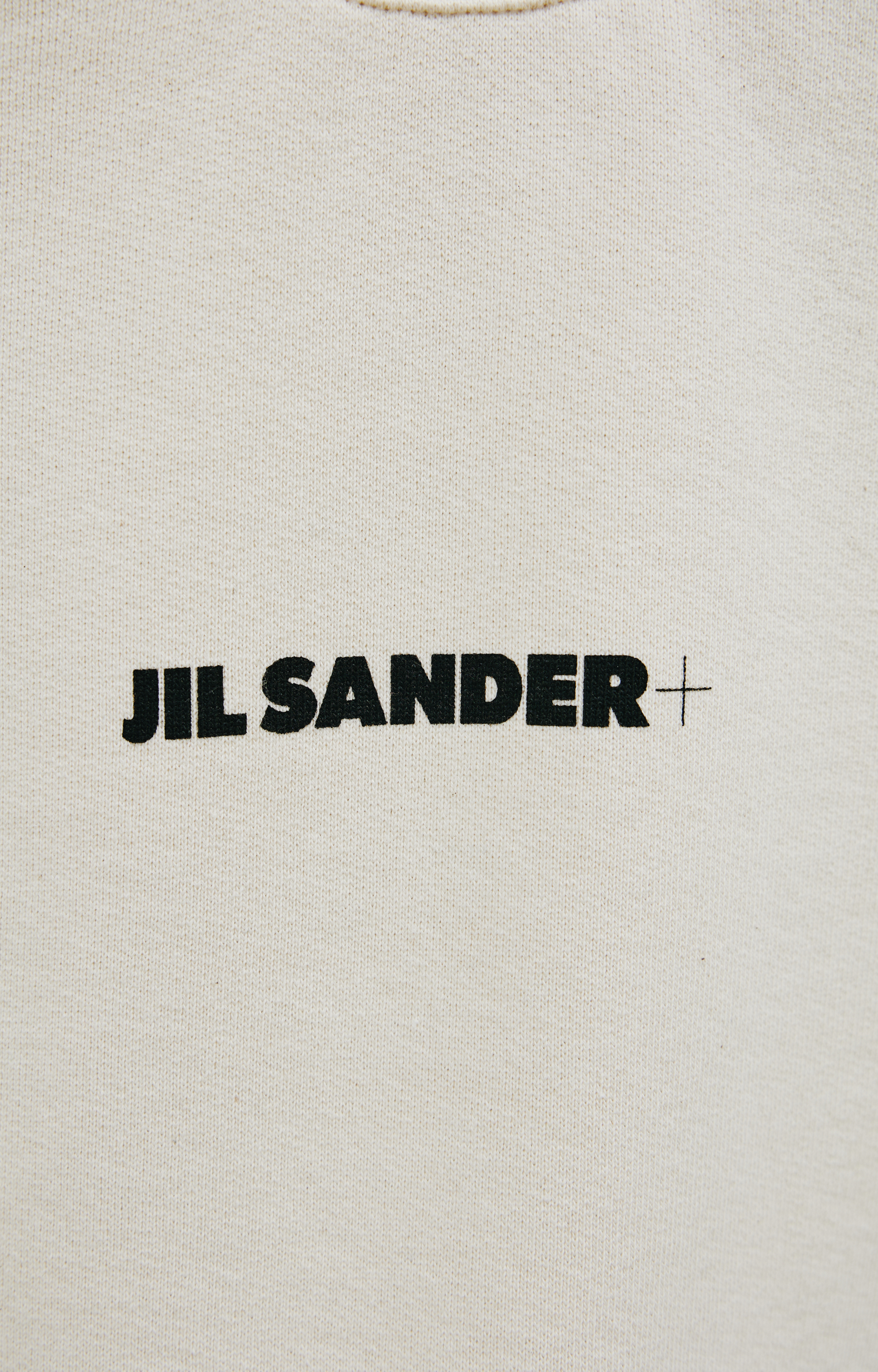 Jil Sander Cotton logo sweatshirt