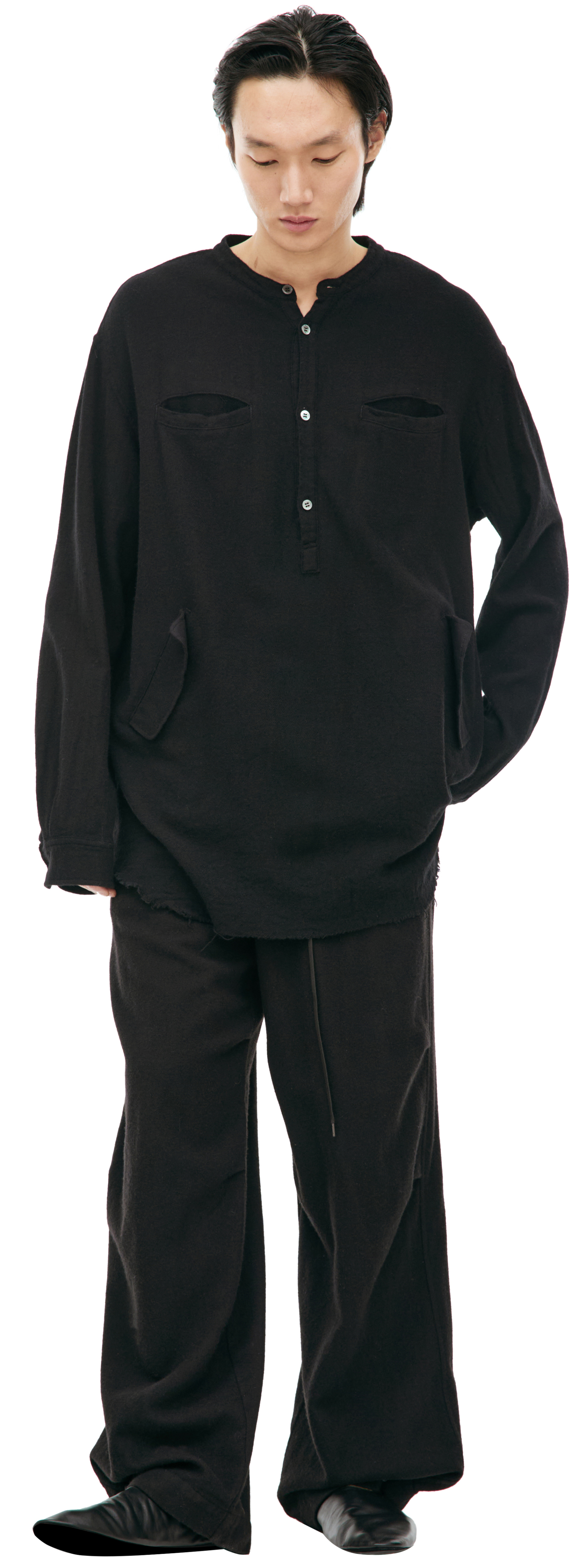 Undercover Black wool shirt