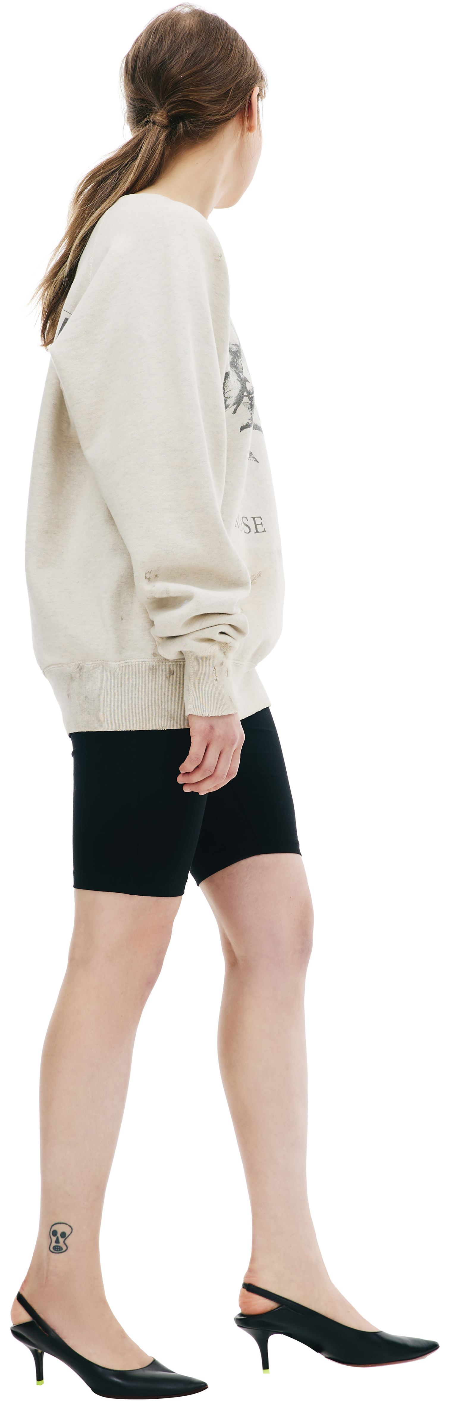 Saint Michael Rose printed sweatshirt