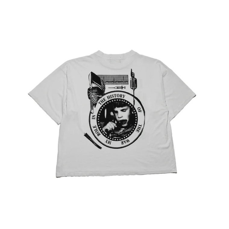 Enfants Riches Deprimes White logo T-shirt
