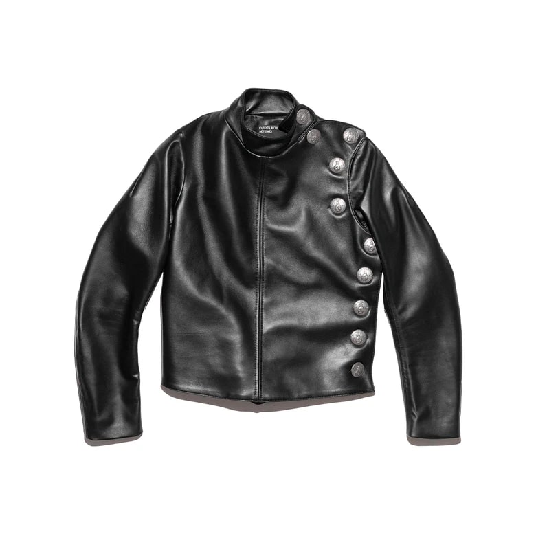 Enfants Riches Déprimés Leather jacket with buttons