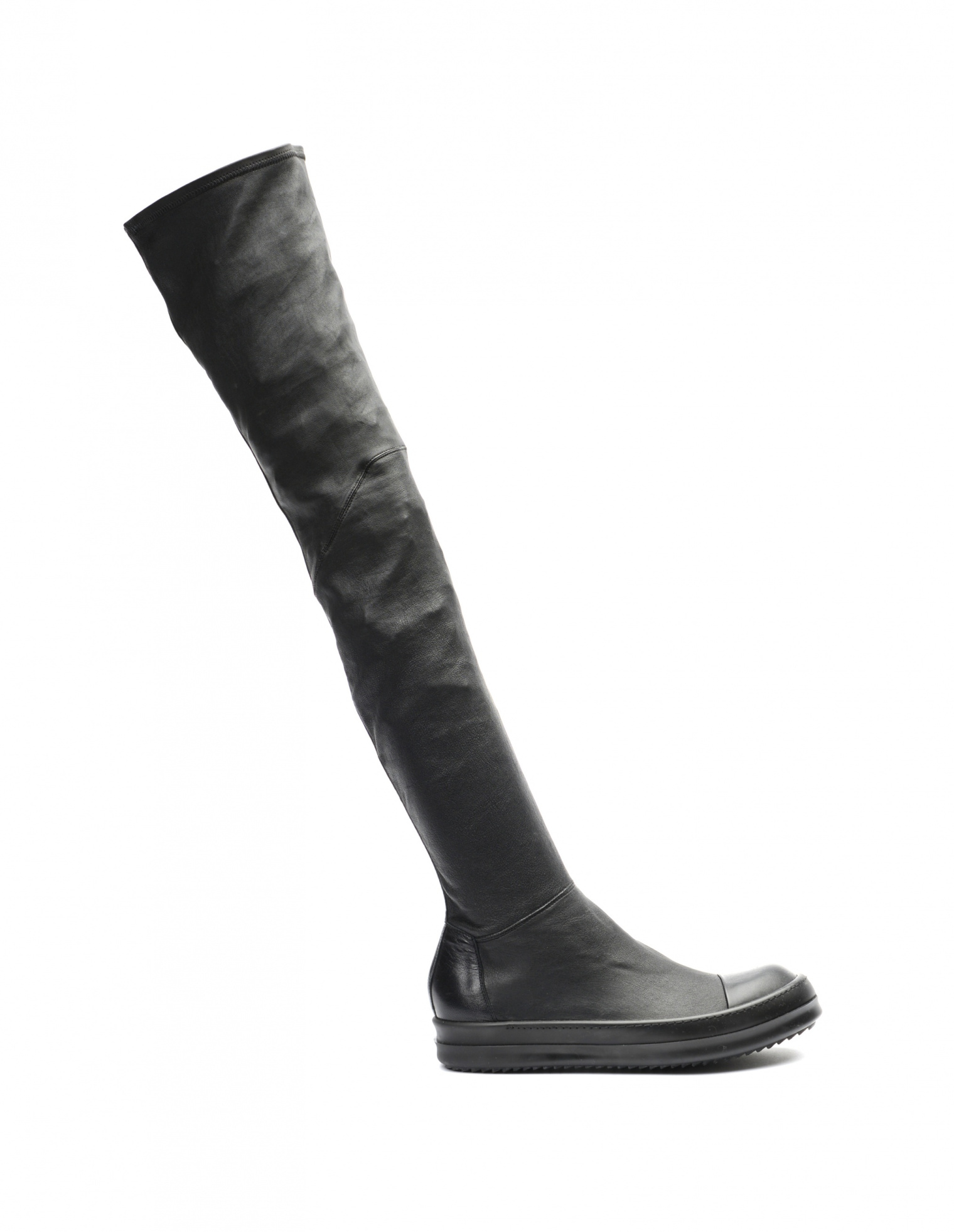 Rick Owens Leather hessian boots