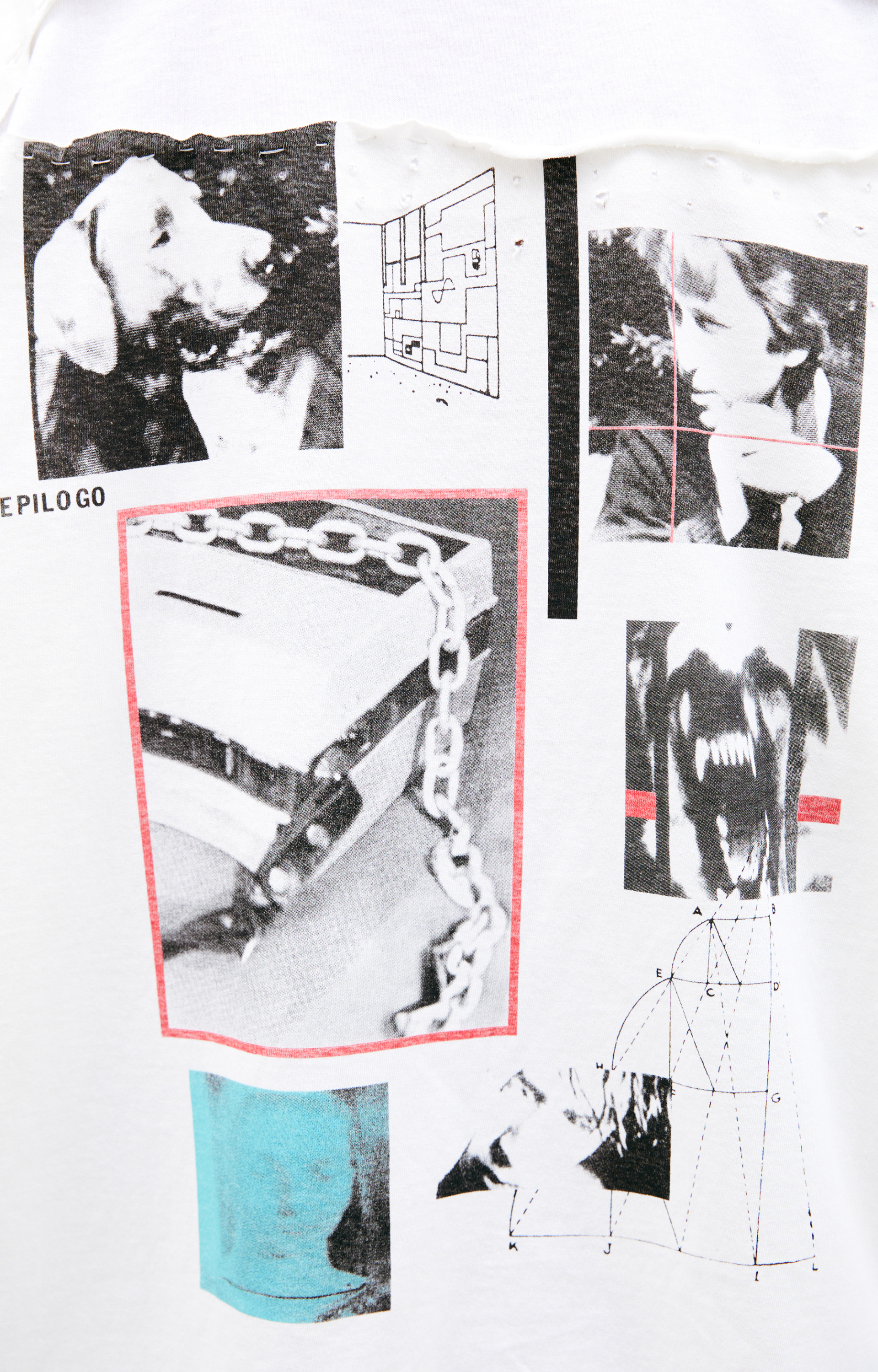 Enfants Riches Déprimés White Printed Longsleeve