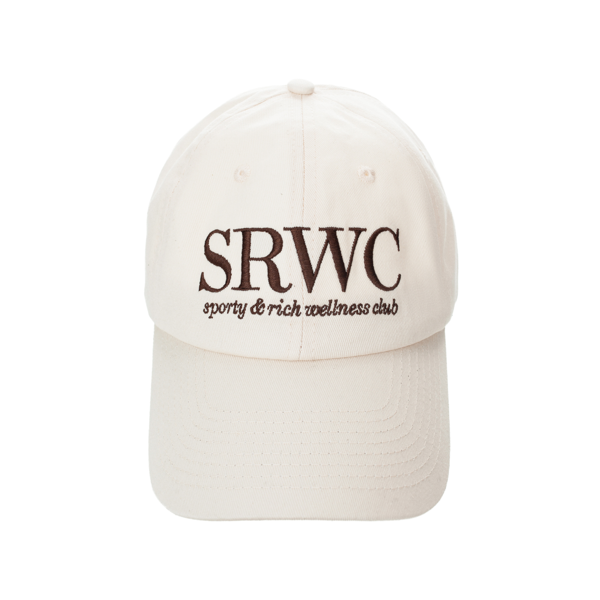 SPORTY & RICH SRWC embroidered cap