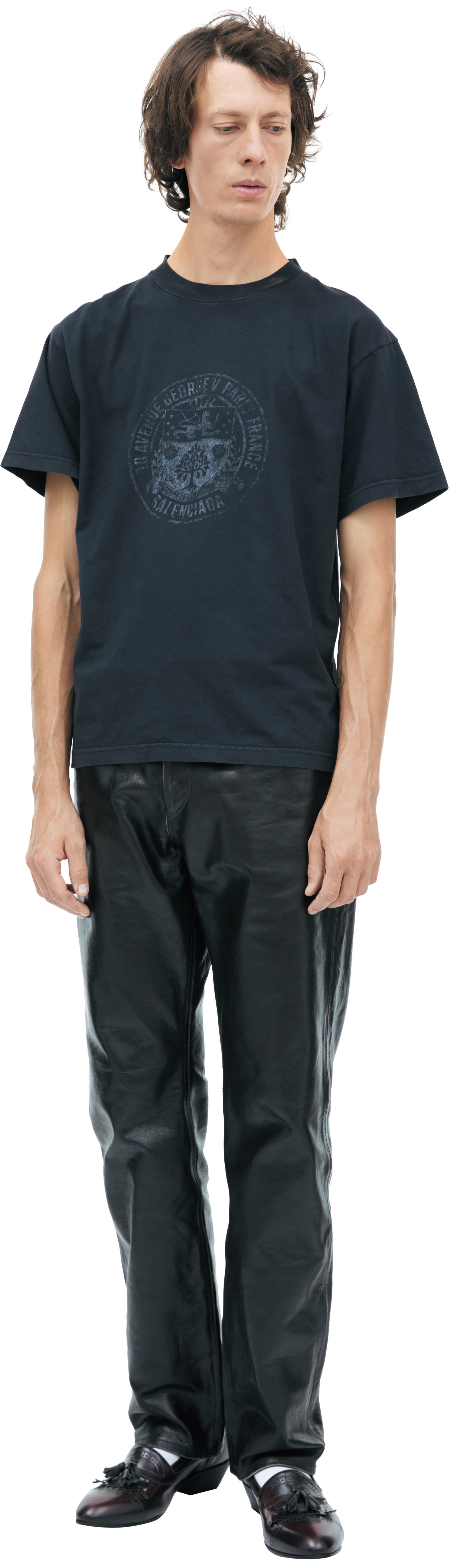 Balenciaga Black print T-shirt