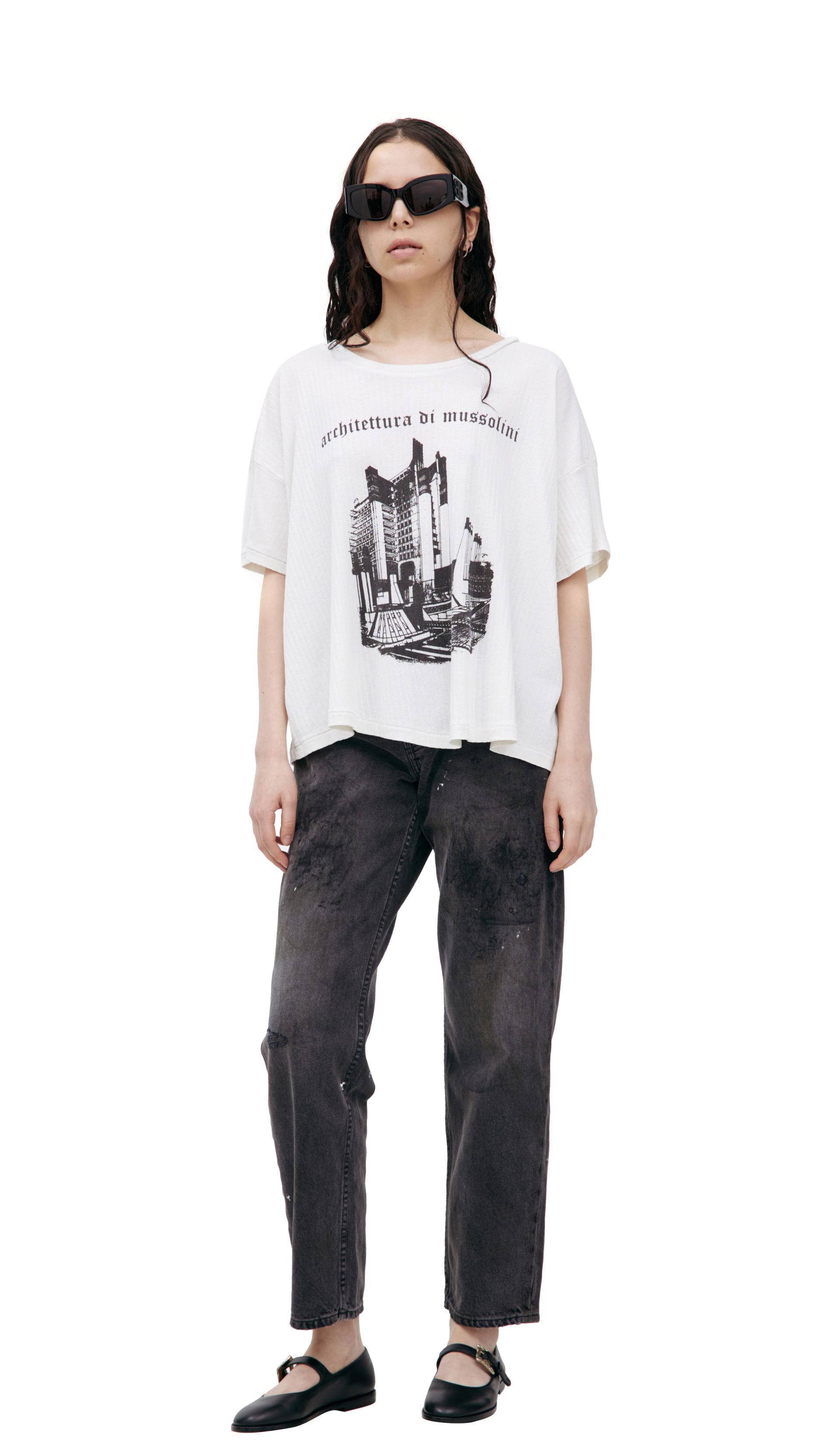 Buy Enfants Riches Déprimés women white 'neoism' printed