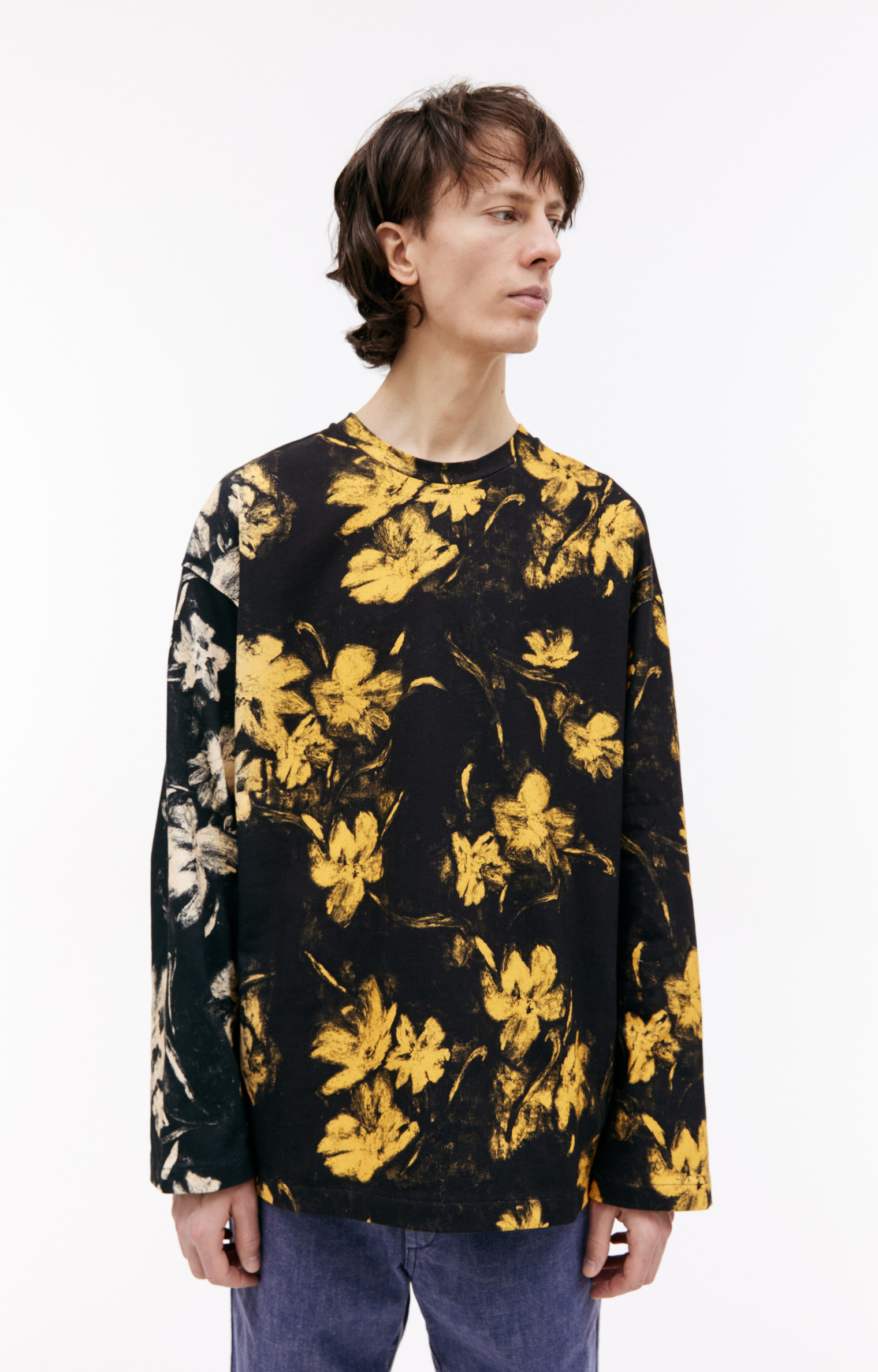 Jil Sander Floral print cotton longsleeve