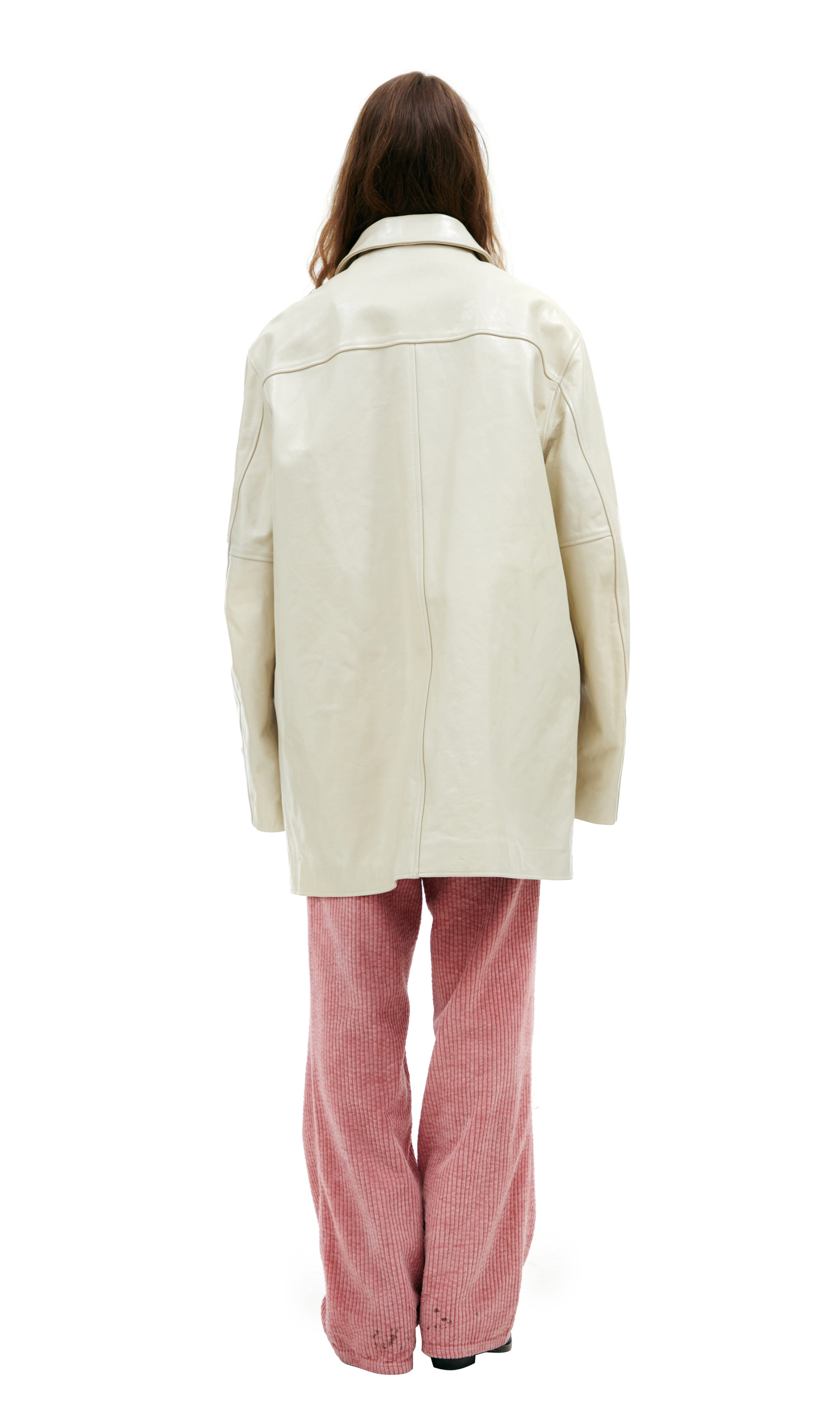 Our Legacy Single-breasted leather coat