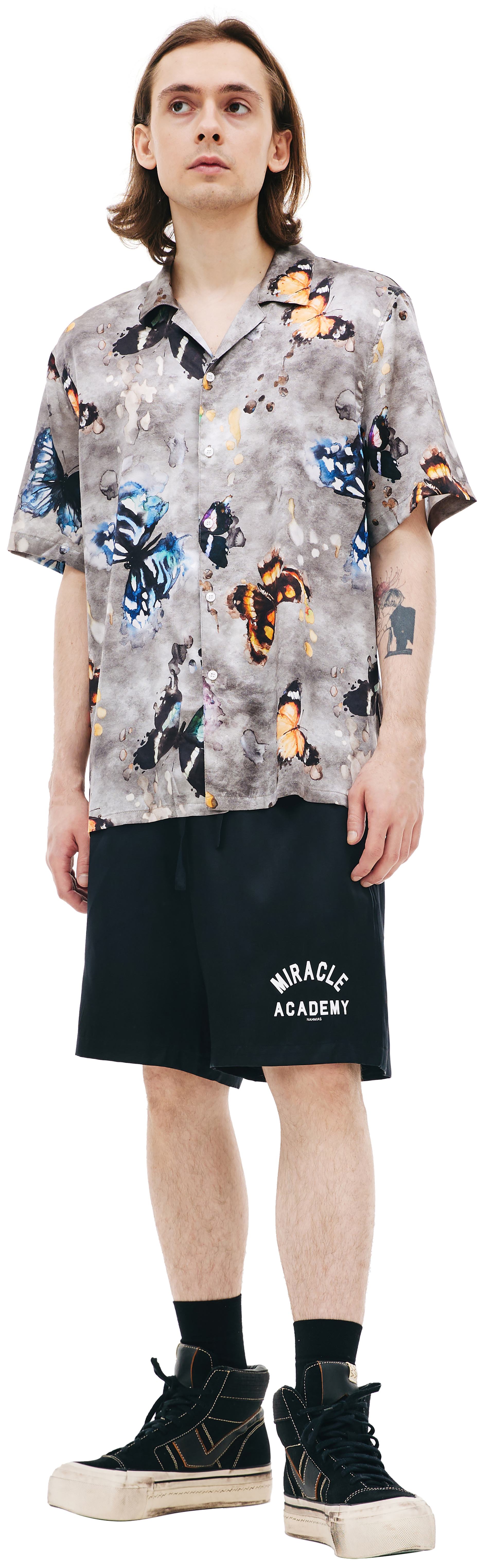 Nahmias Silk butterfly shirt