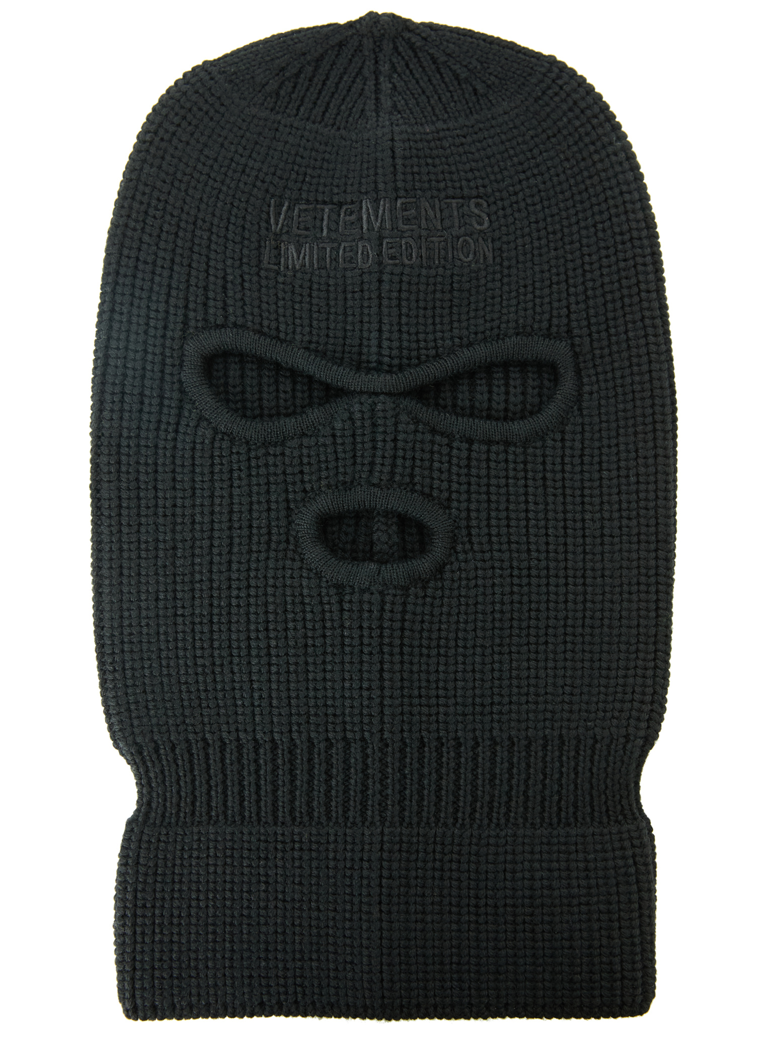 VETEMENTS Logo wool balaclava