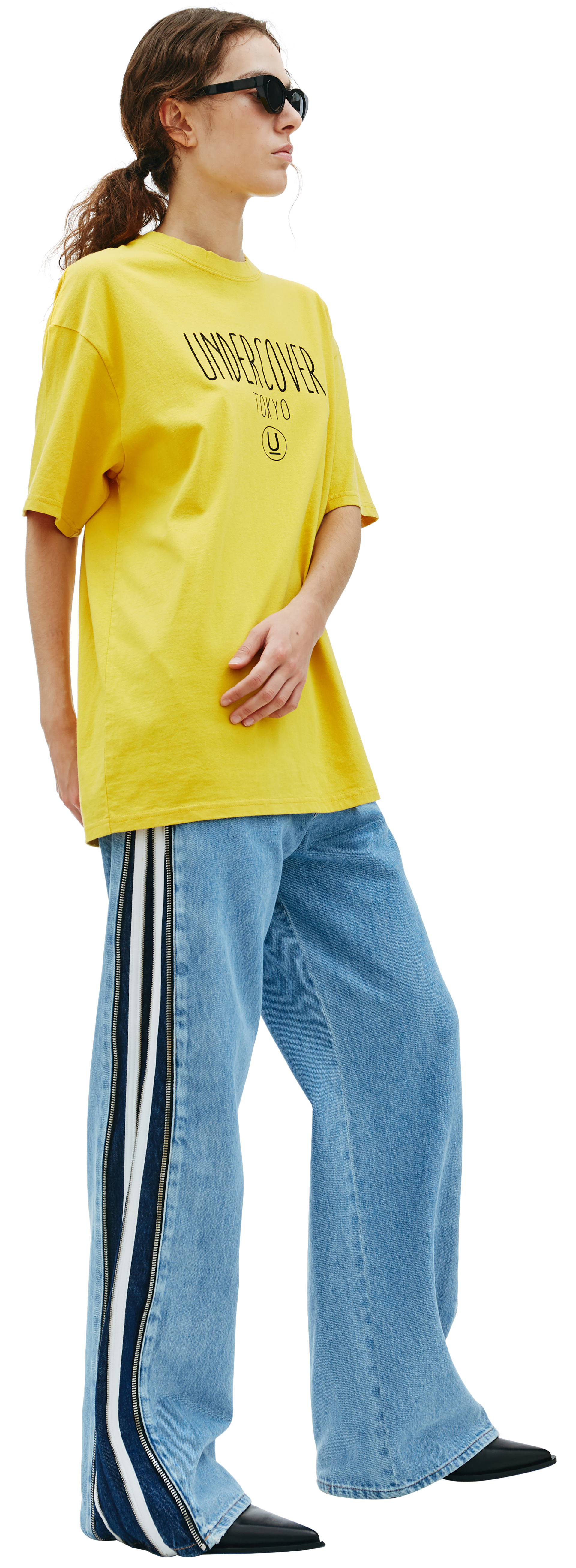 Undercover Yellow print t-shirt