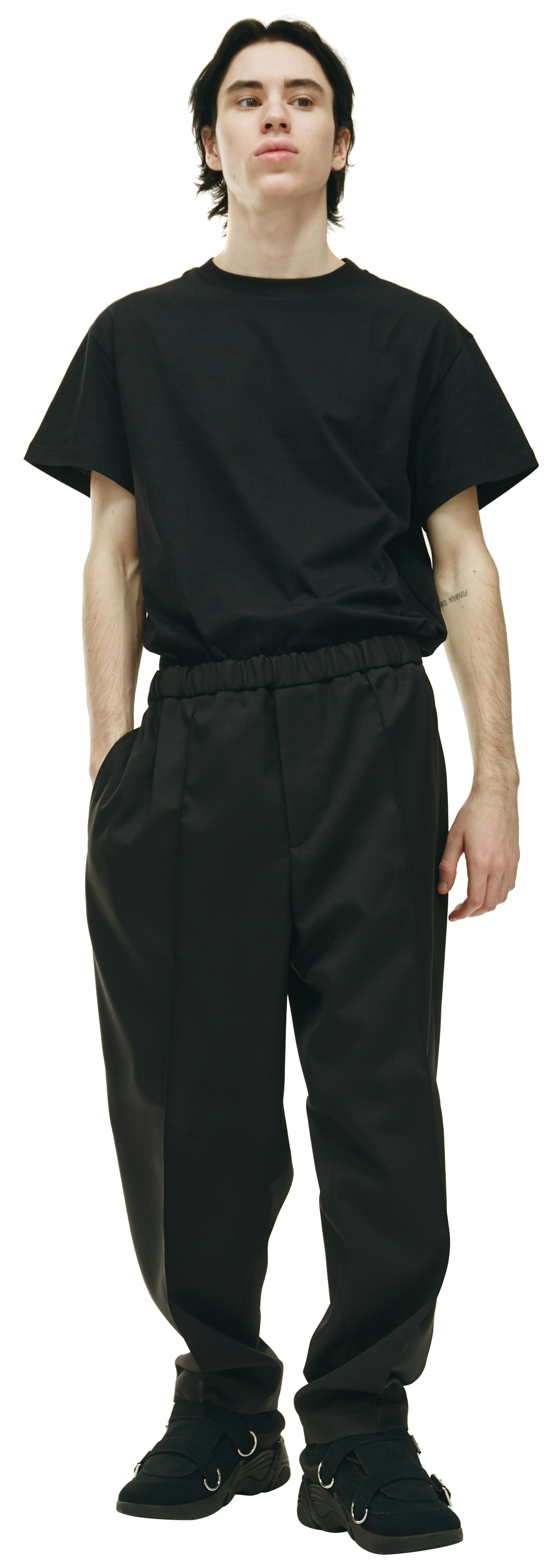 Jil Sander Black Pleated trousers