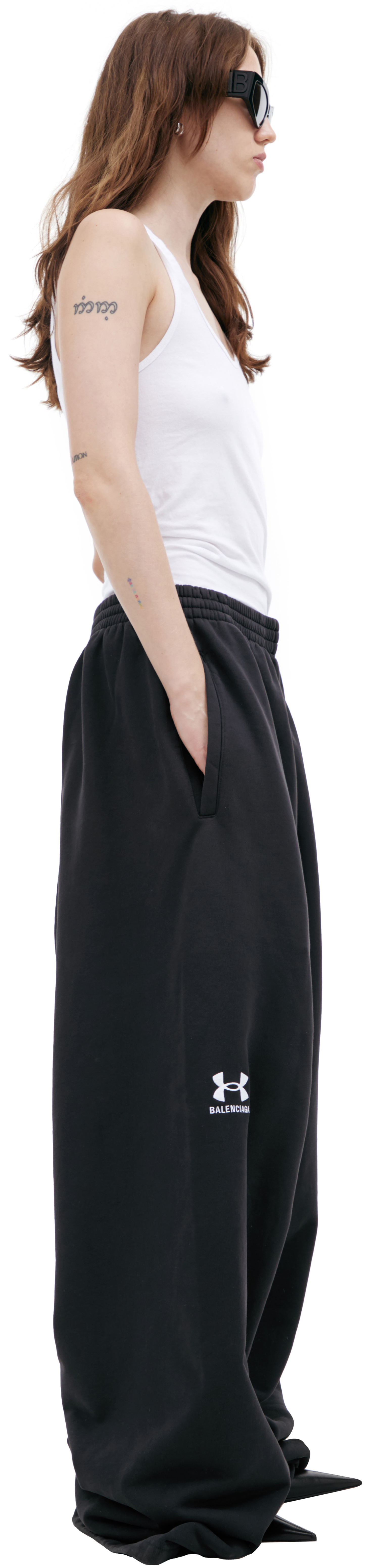 Balenciaga Black cotton trousers