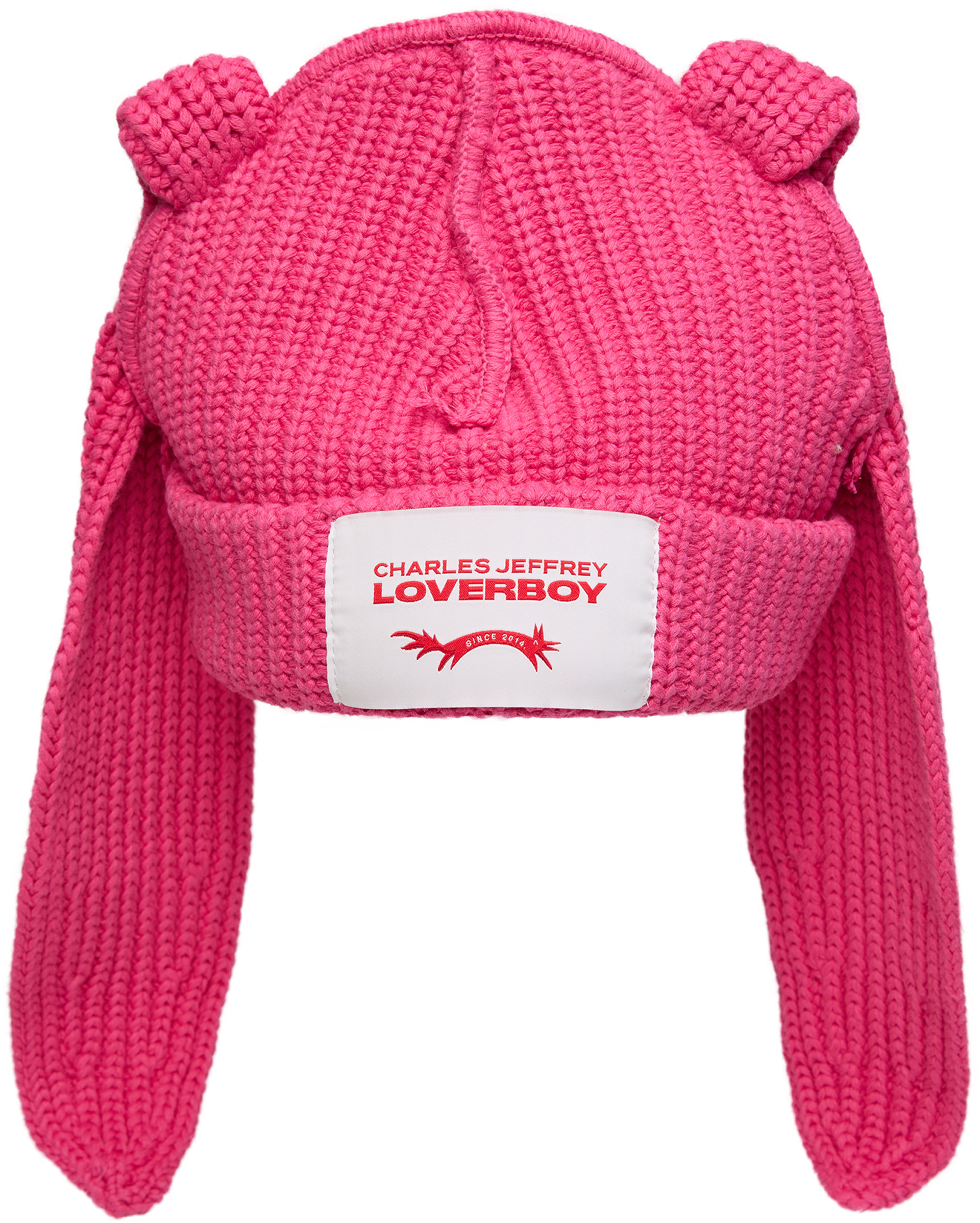 CHARLES JEFFREY LOVERBOY Knitted cotton beanie