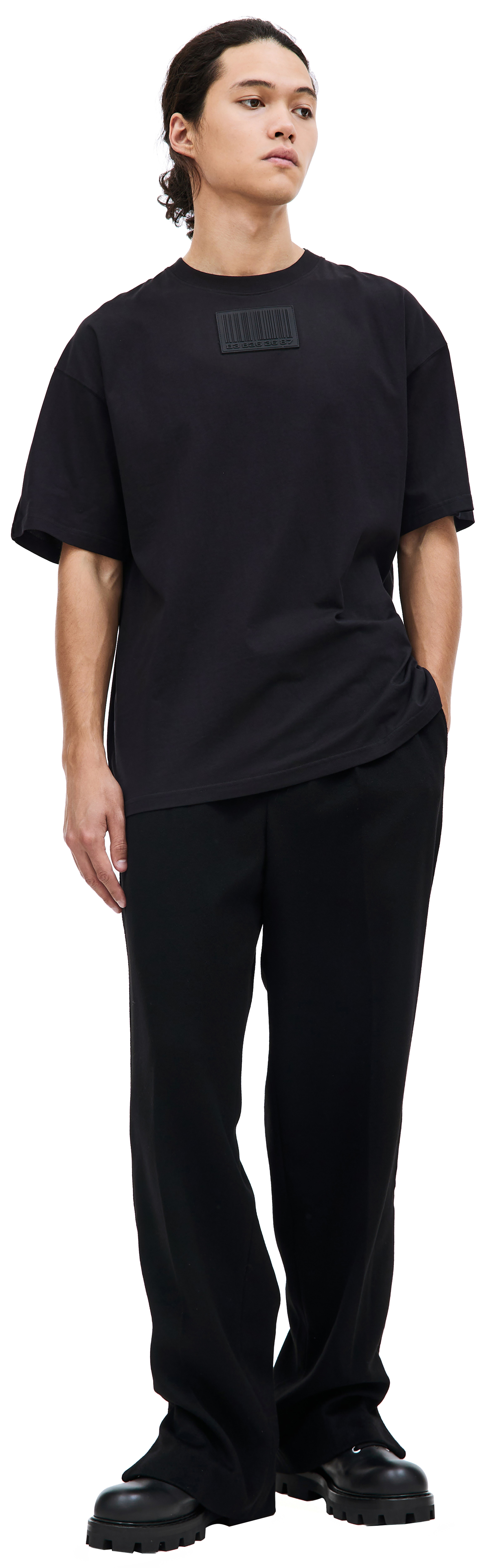 VTMNTS Black logo t-shirt