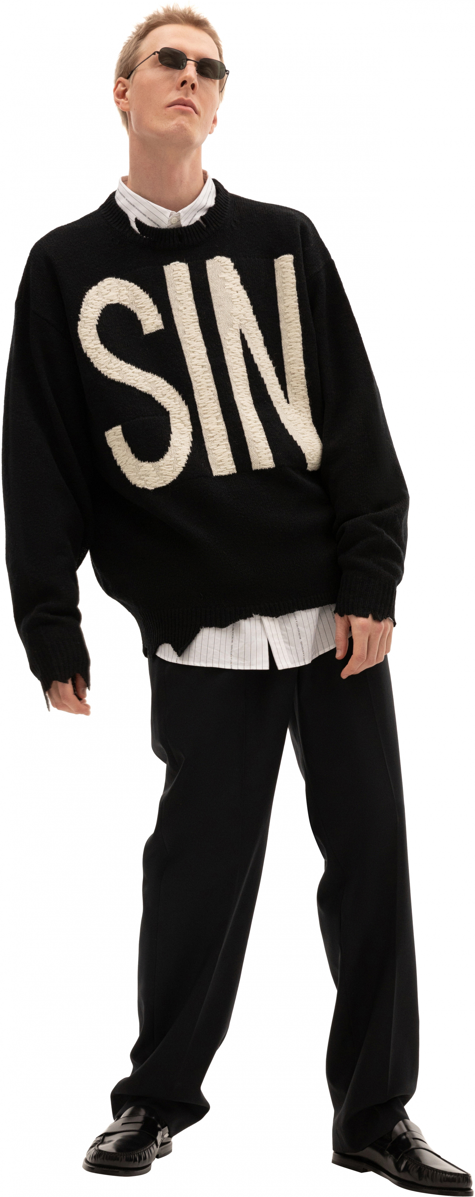 爆買い在庫】 saint michael wool sin knit 21aw セントマイケルの通販