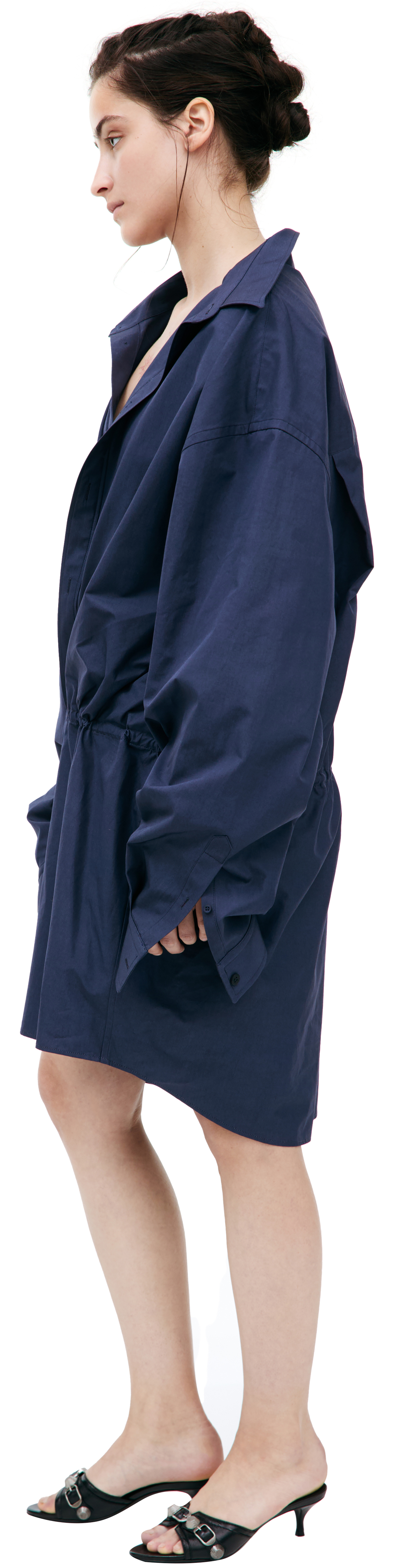 Balenciaga Navy blue cotton dress