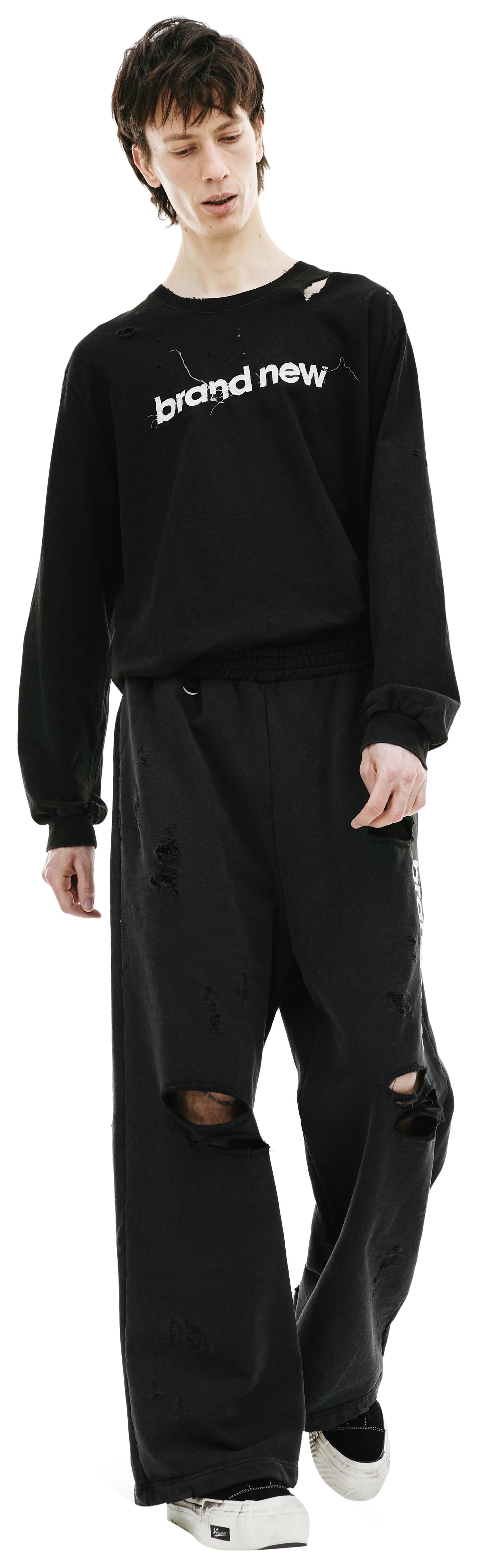 Doublet Black destroyed sweatpants