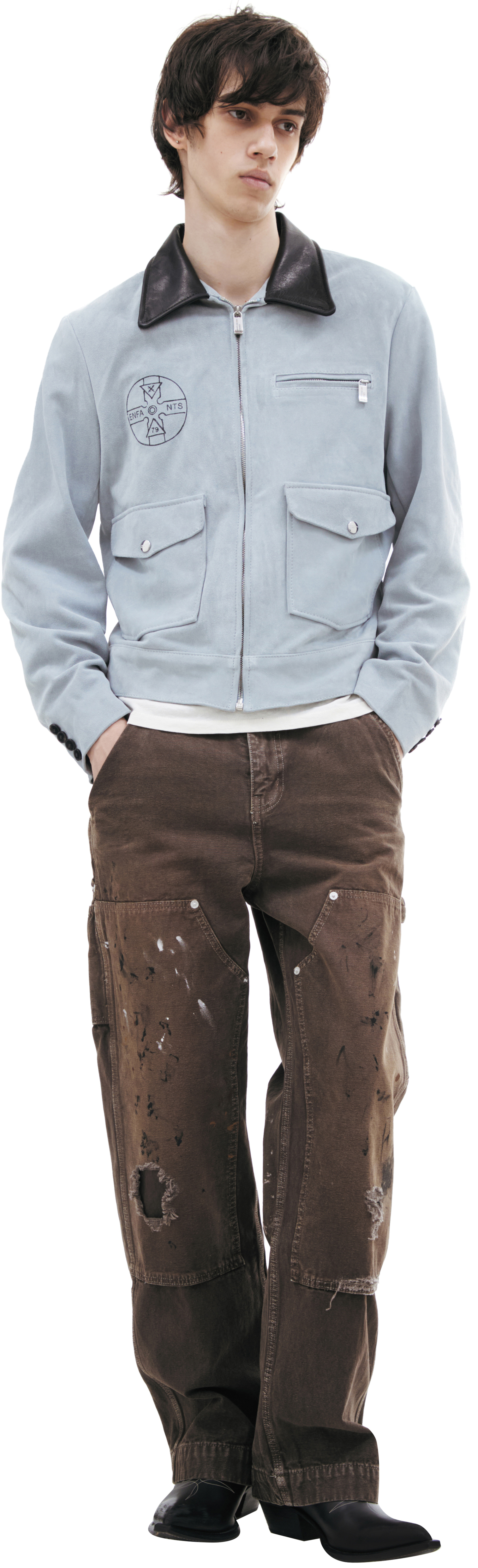 Enfants Riches Déprimés Jacket with a turn-down collar
