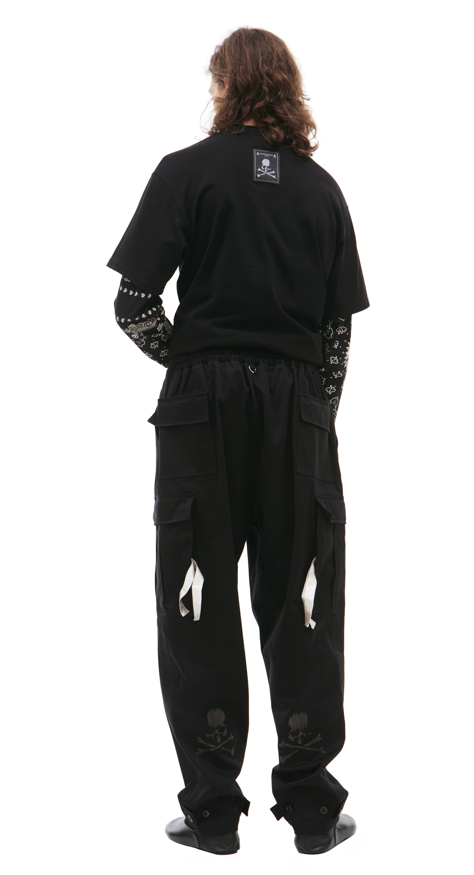 Mastermind WORLD Black cargo trousers