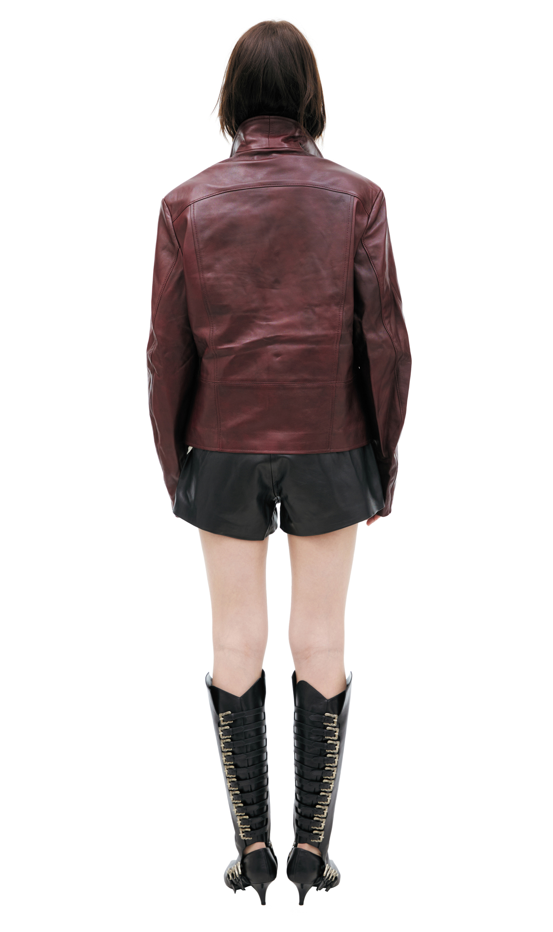 Enfants Riches Déprimés Red leather jacket