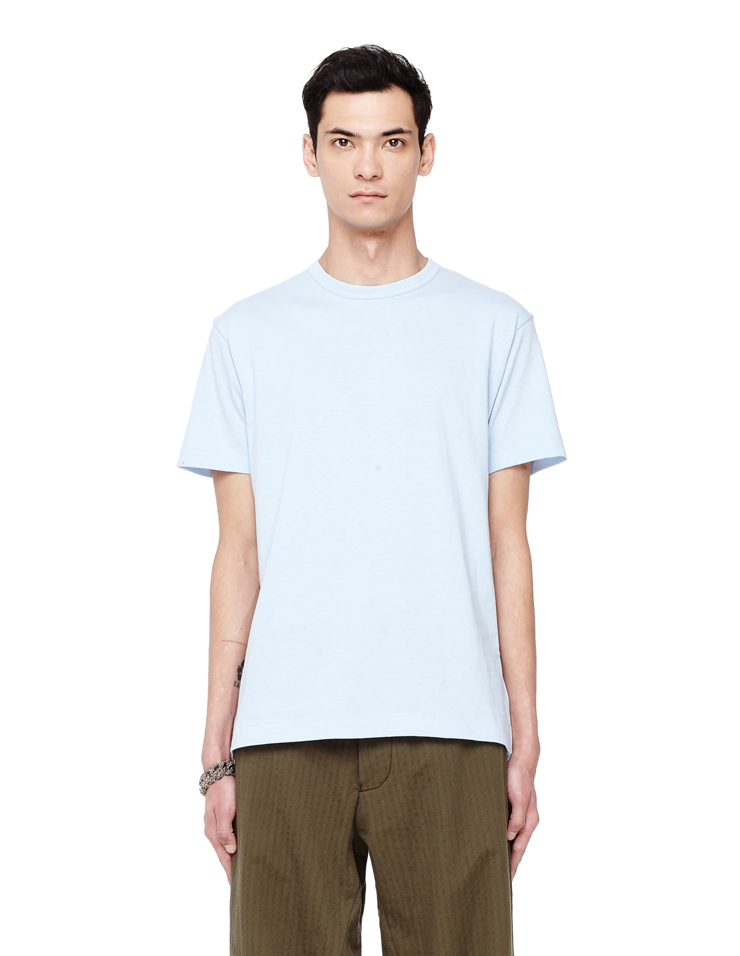 Comme des Garcons Homme plus Футболка со вставкой из сетки