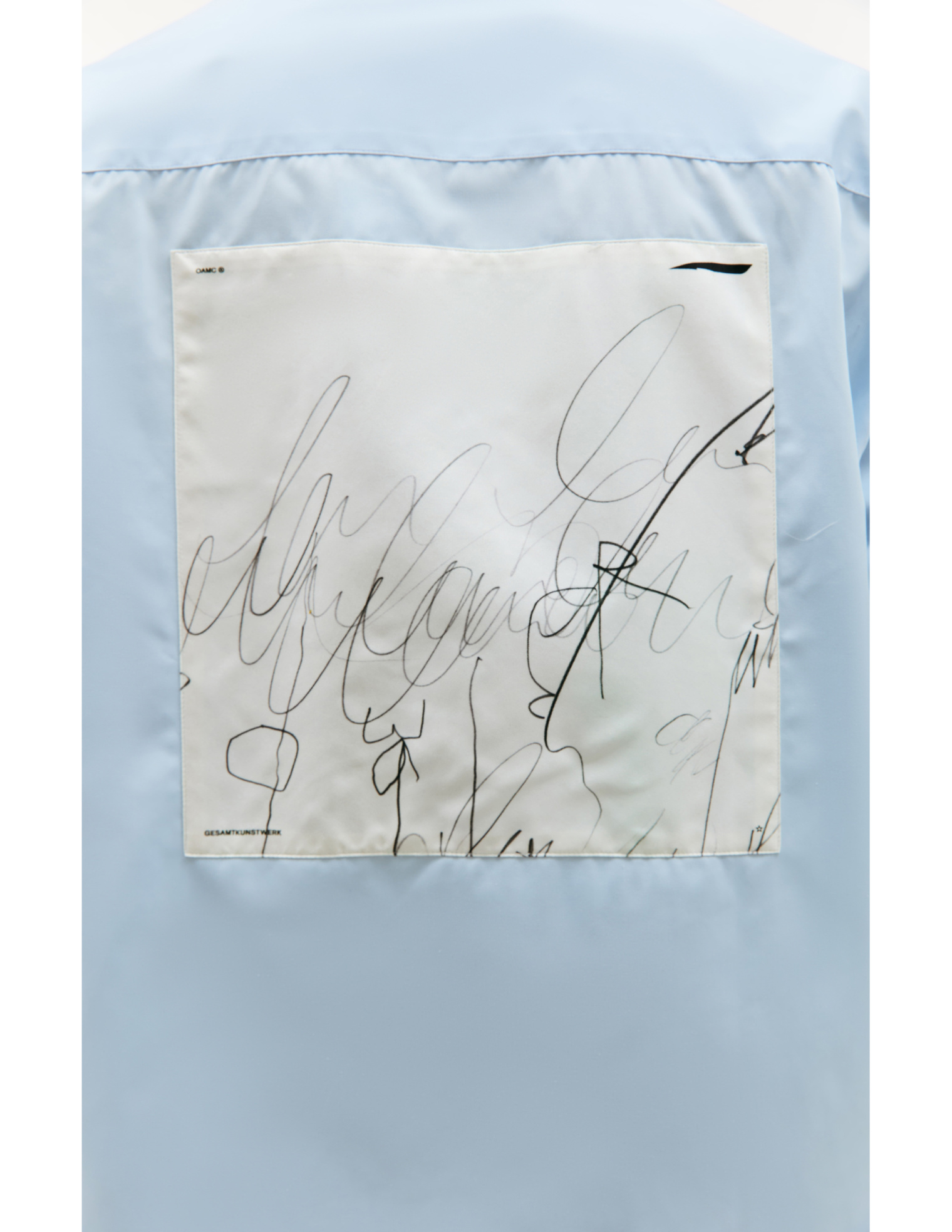 OAMC Kurt shirt with silk patch
