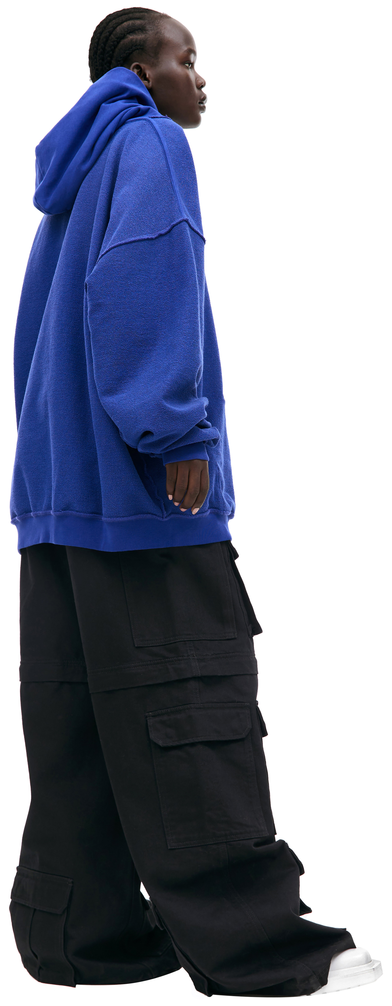VETEMENTS Black inside-out hoodie