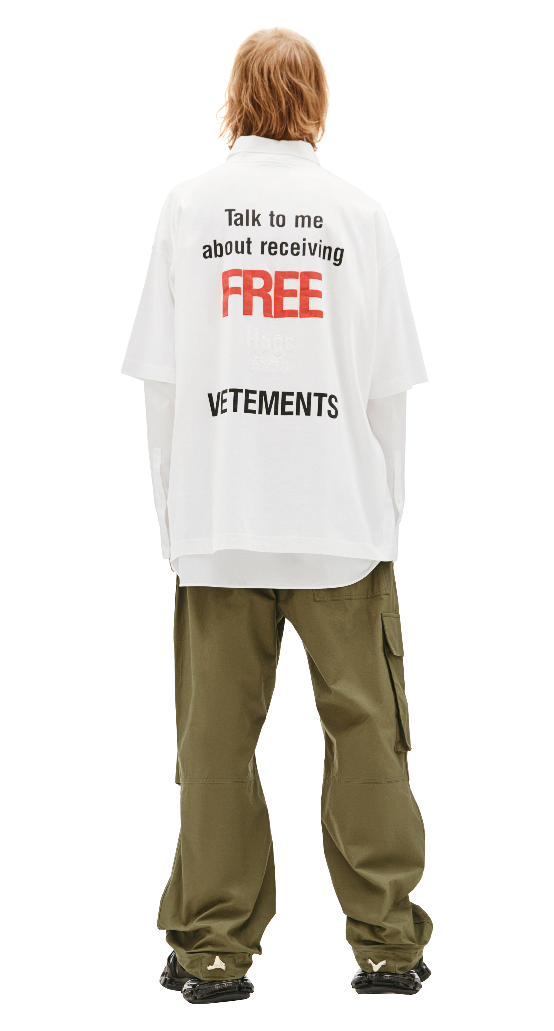 VETEMENTS White Printed T-shirt