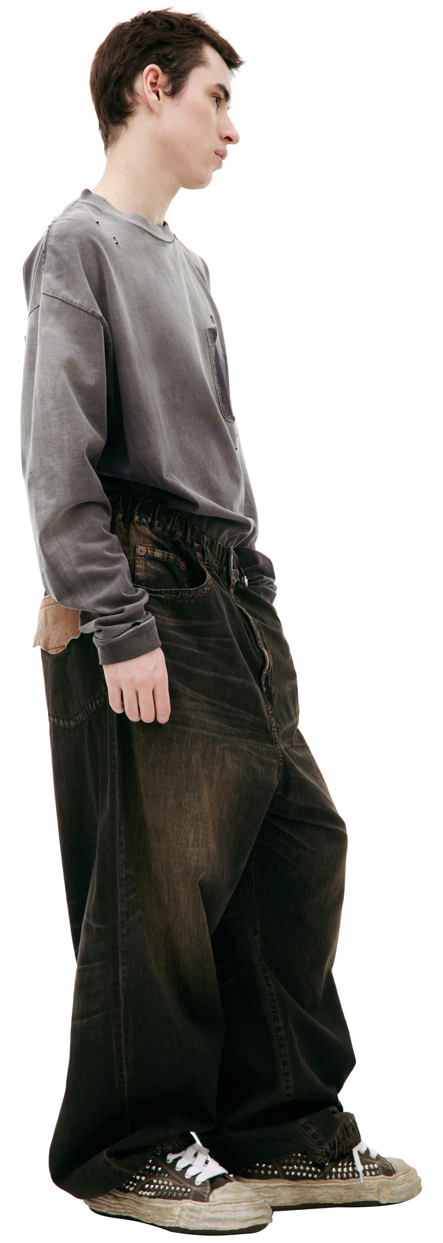 Maison Mihara Yasuhiro Jeans with patch on the pocket