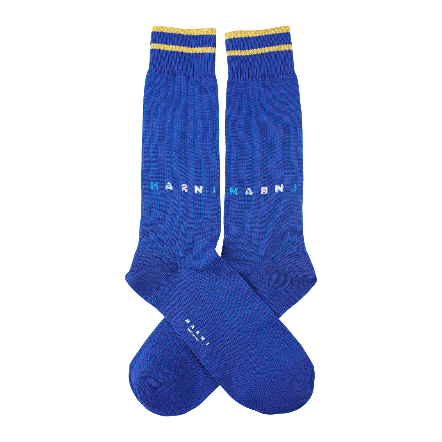 Marni Blue cotton socks