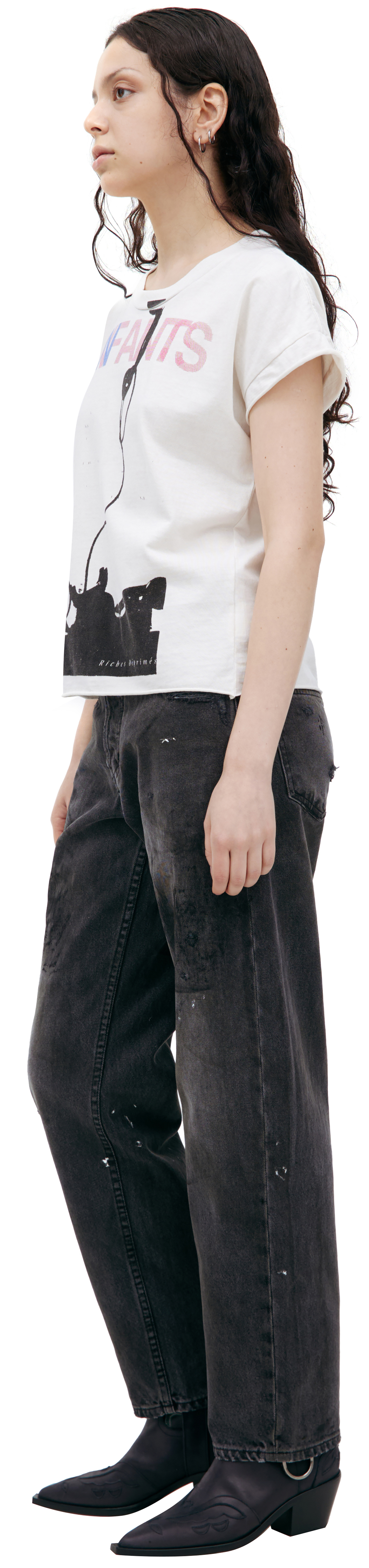 Enfants Riches Déprimés White T-shirt with logo