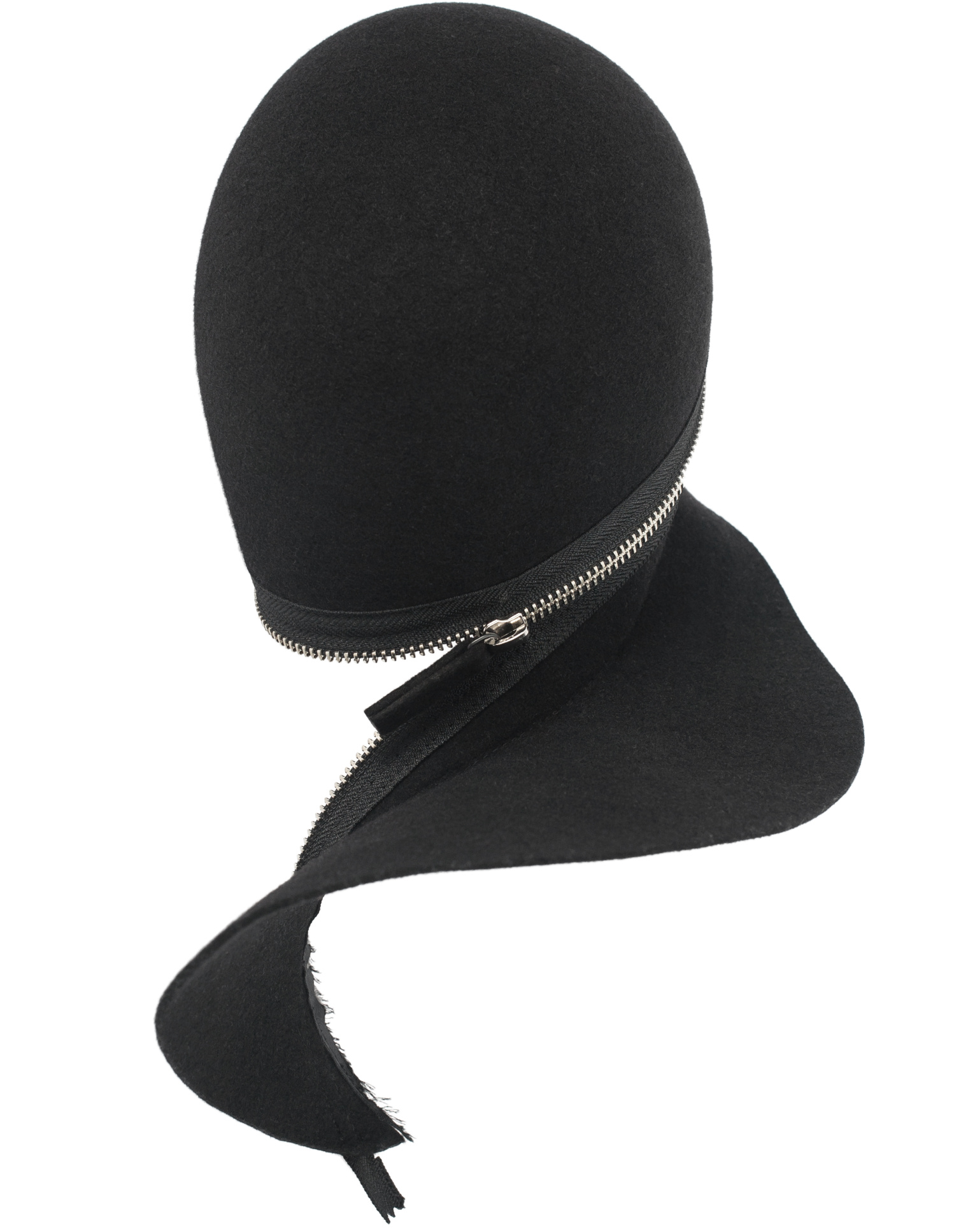 Yohji Yamamoto Black Wool Cap