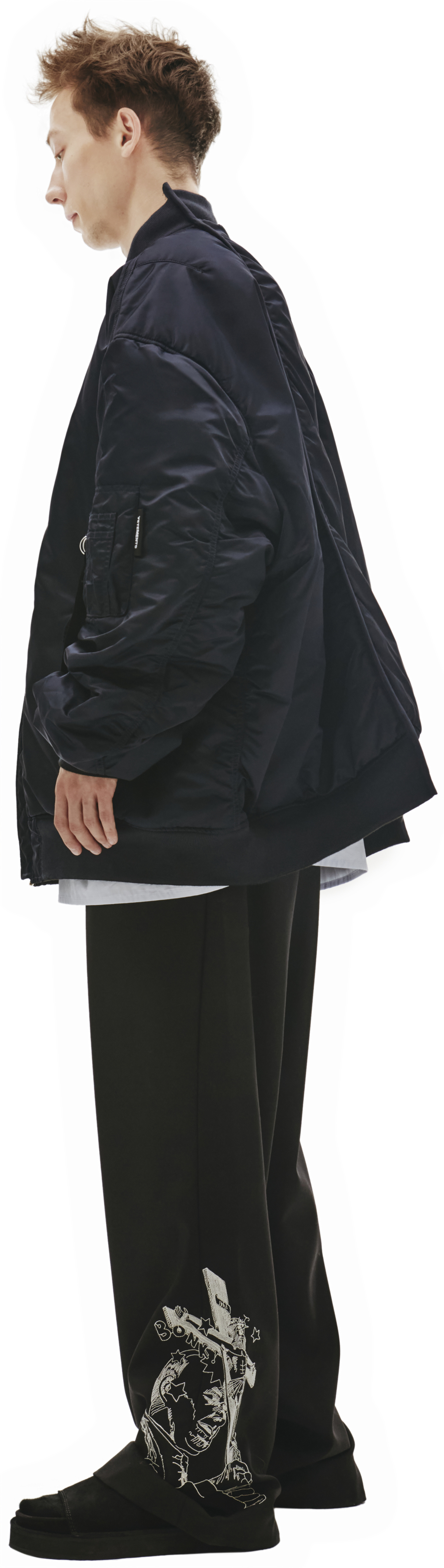 VETEMENTS Двусторонний Оверсайз Бомбер VETEMENTS x Alpha Industries