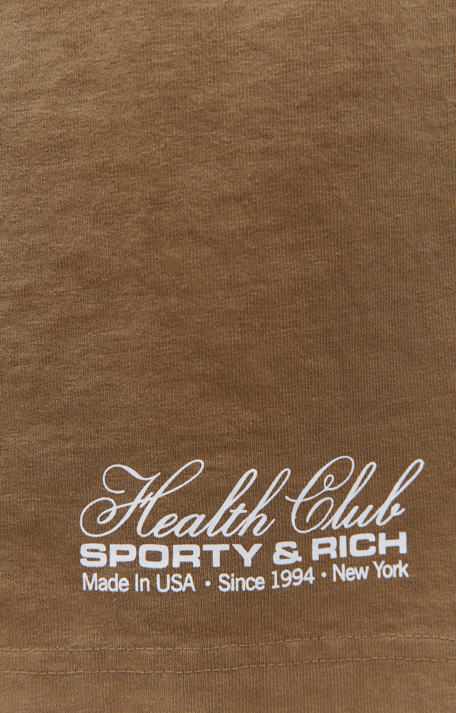 SPORTY & RICH \'Health Club\' printed shorts