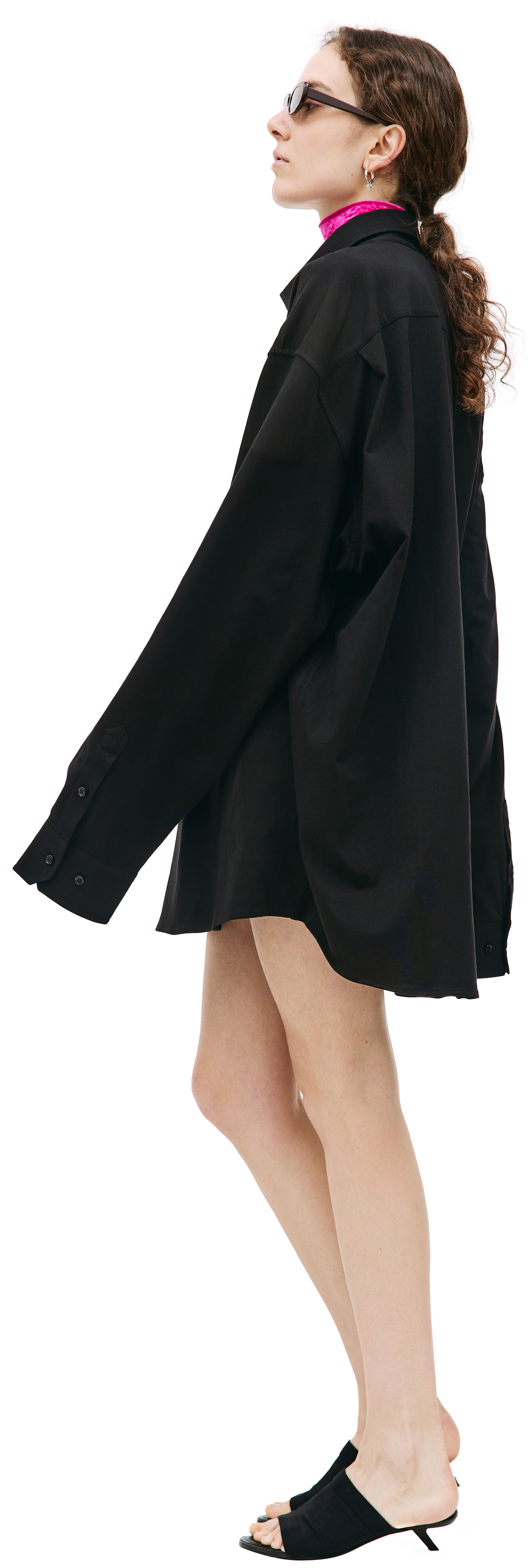 VETEMENTS Black oversized shirt