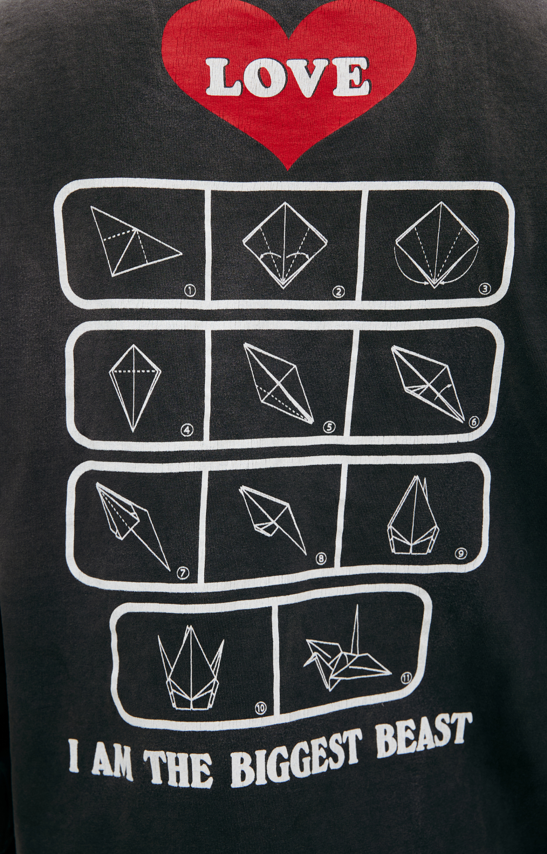 Saint Mxxxxxx \'LOVE\' print longsleeve