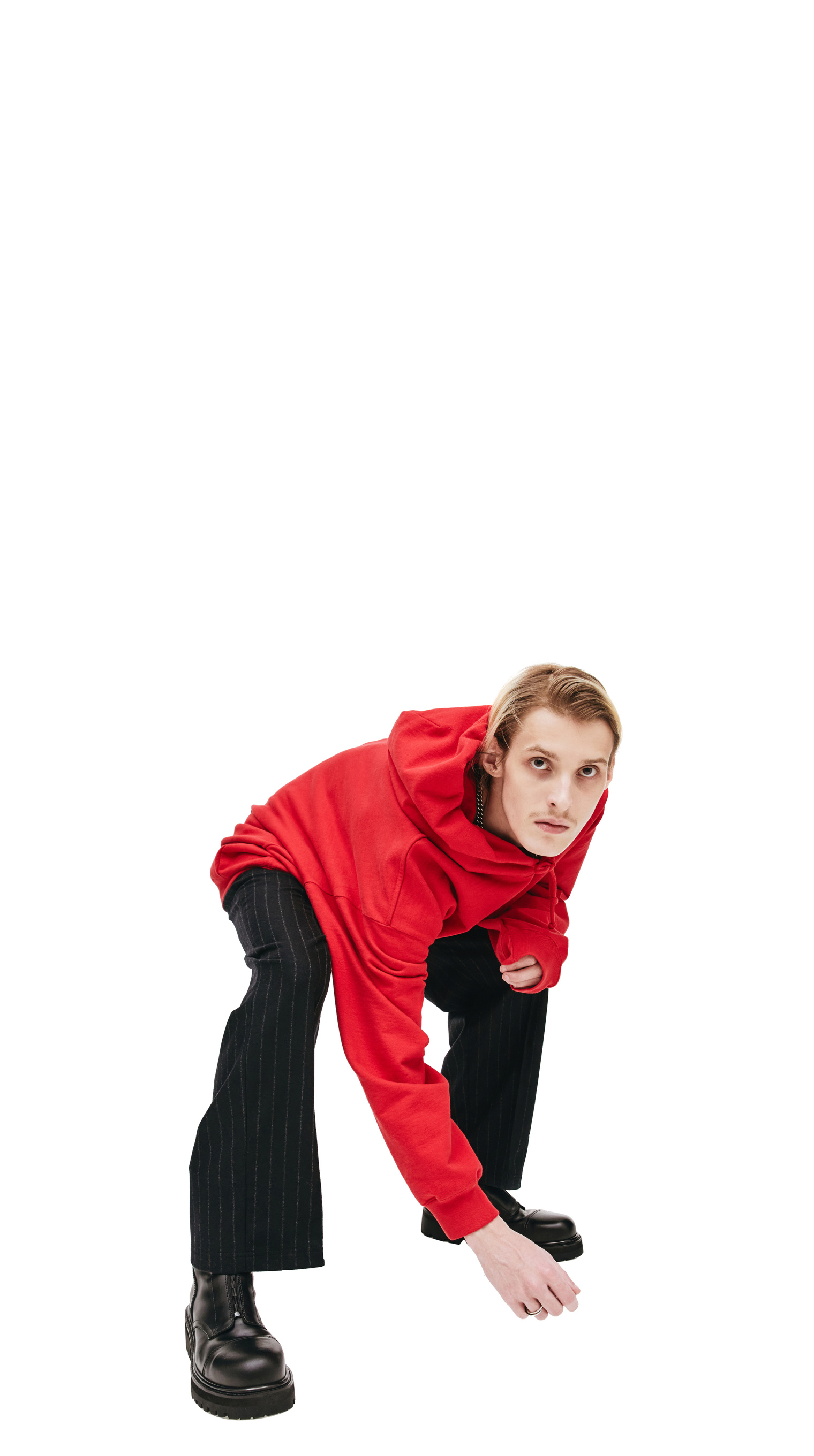 VETEMENTS Red Haute Couture Hoodie