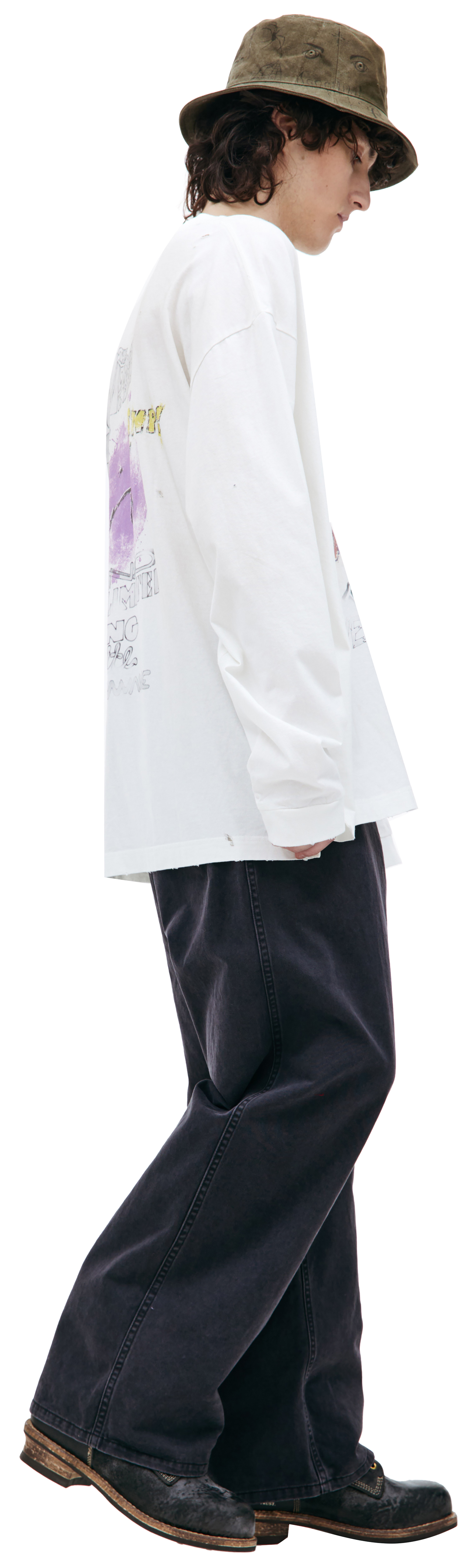 Maison Mihara Yasuhiro Printed cotton longsleeve