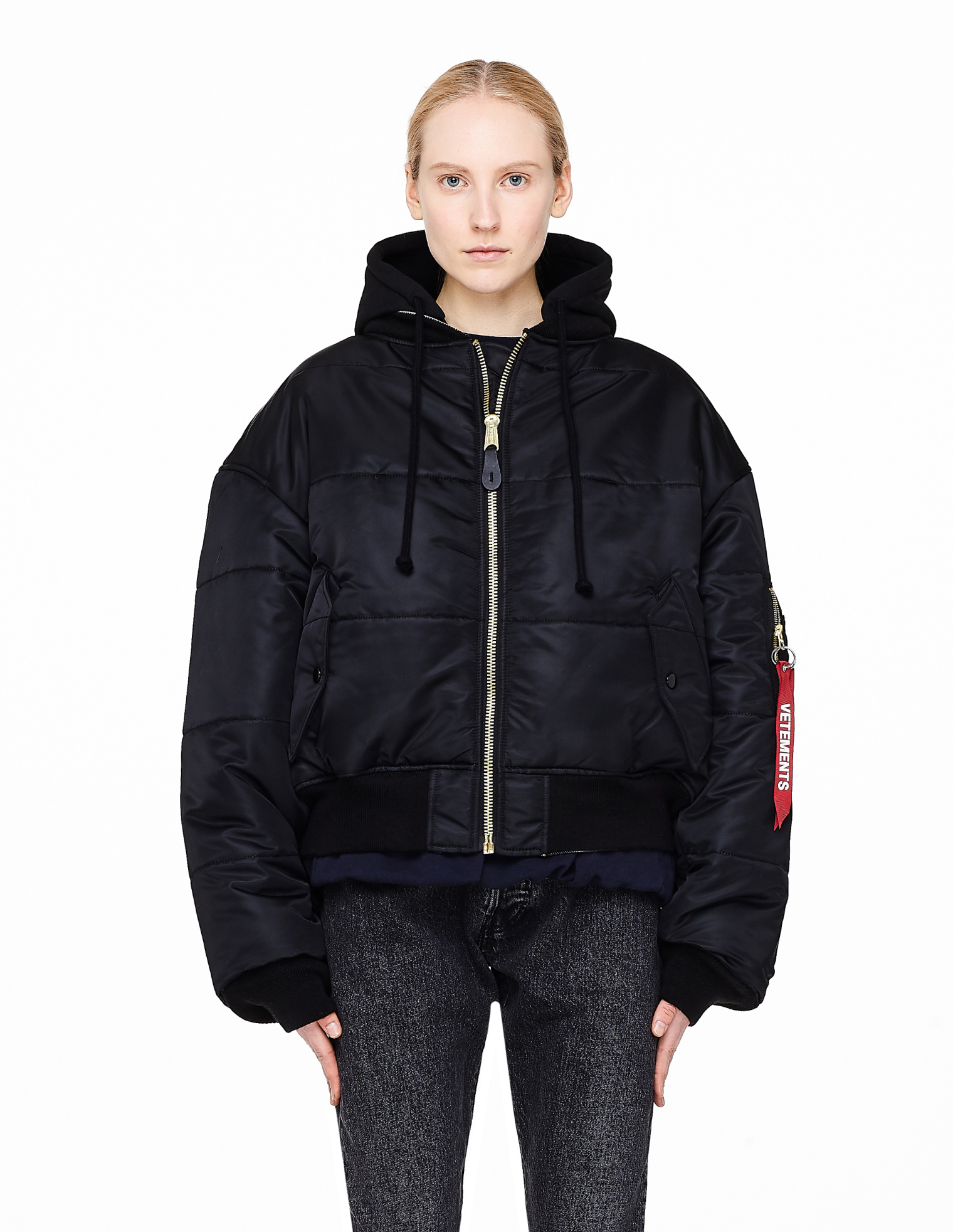 VETEMENTS Двусторонний укороченный бомбер