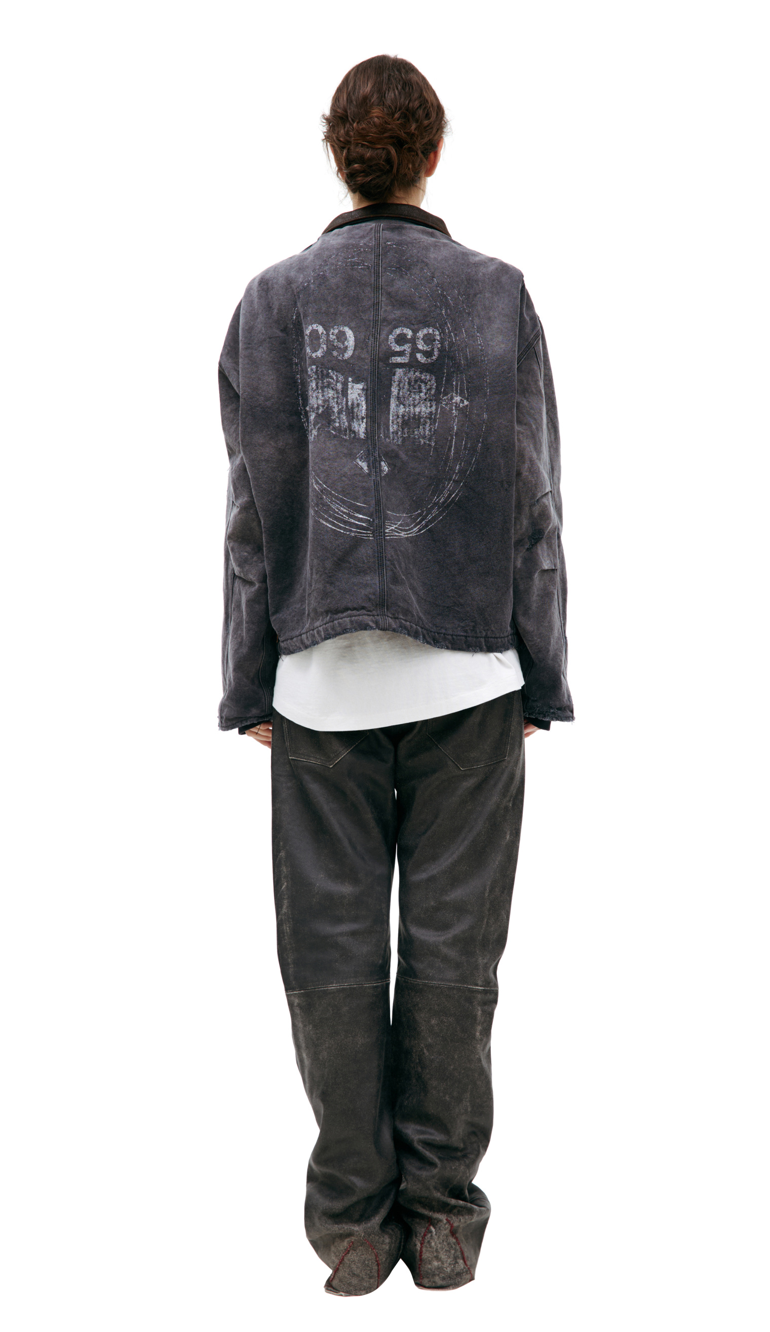 Enfants Riches Deprimes Grey monoprint jacket