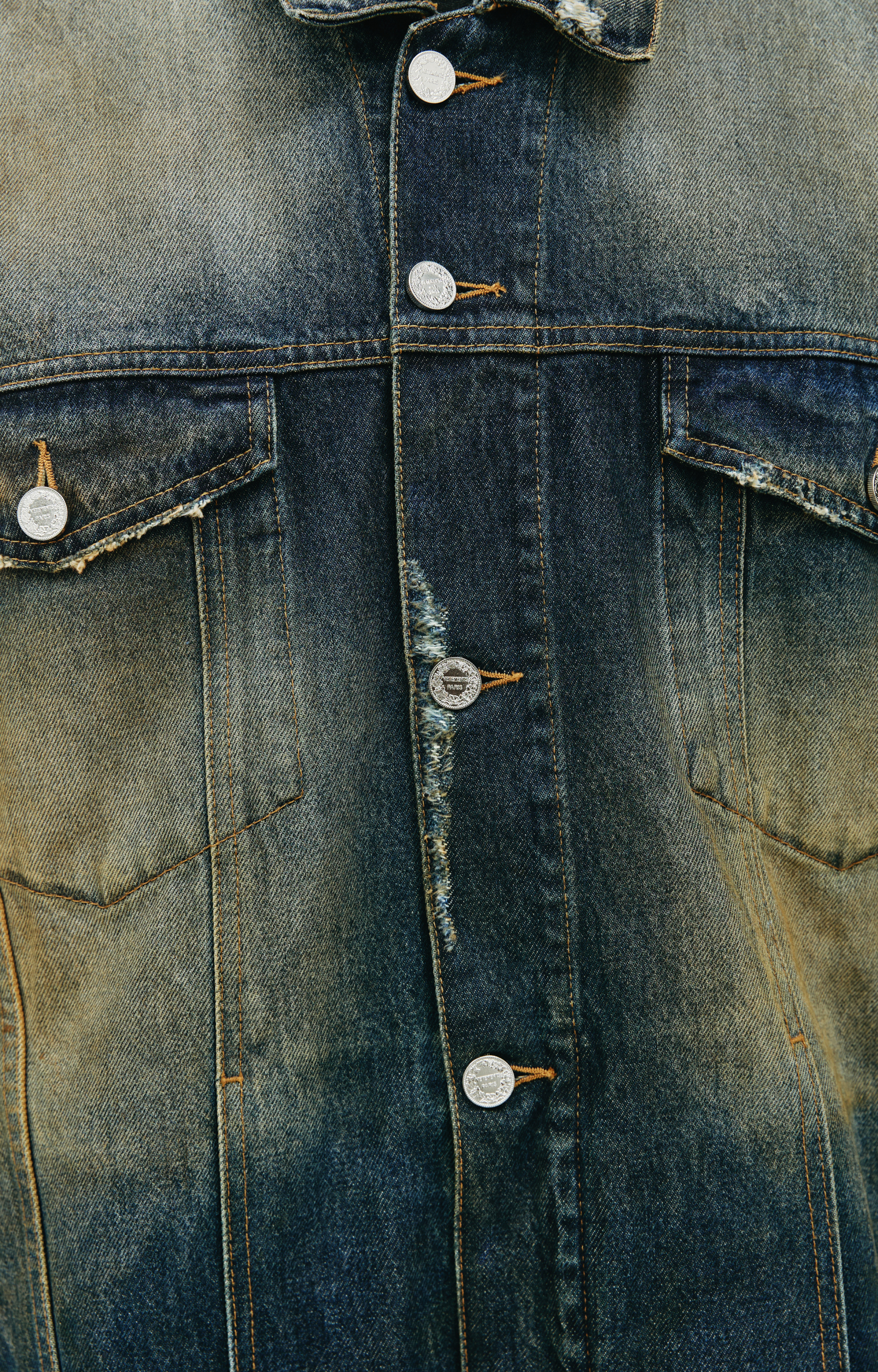 VETEMENTS Washed denim jacket