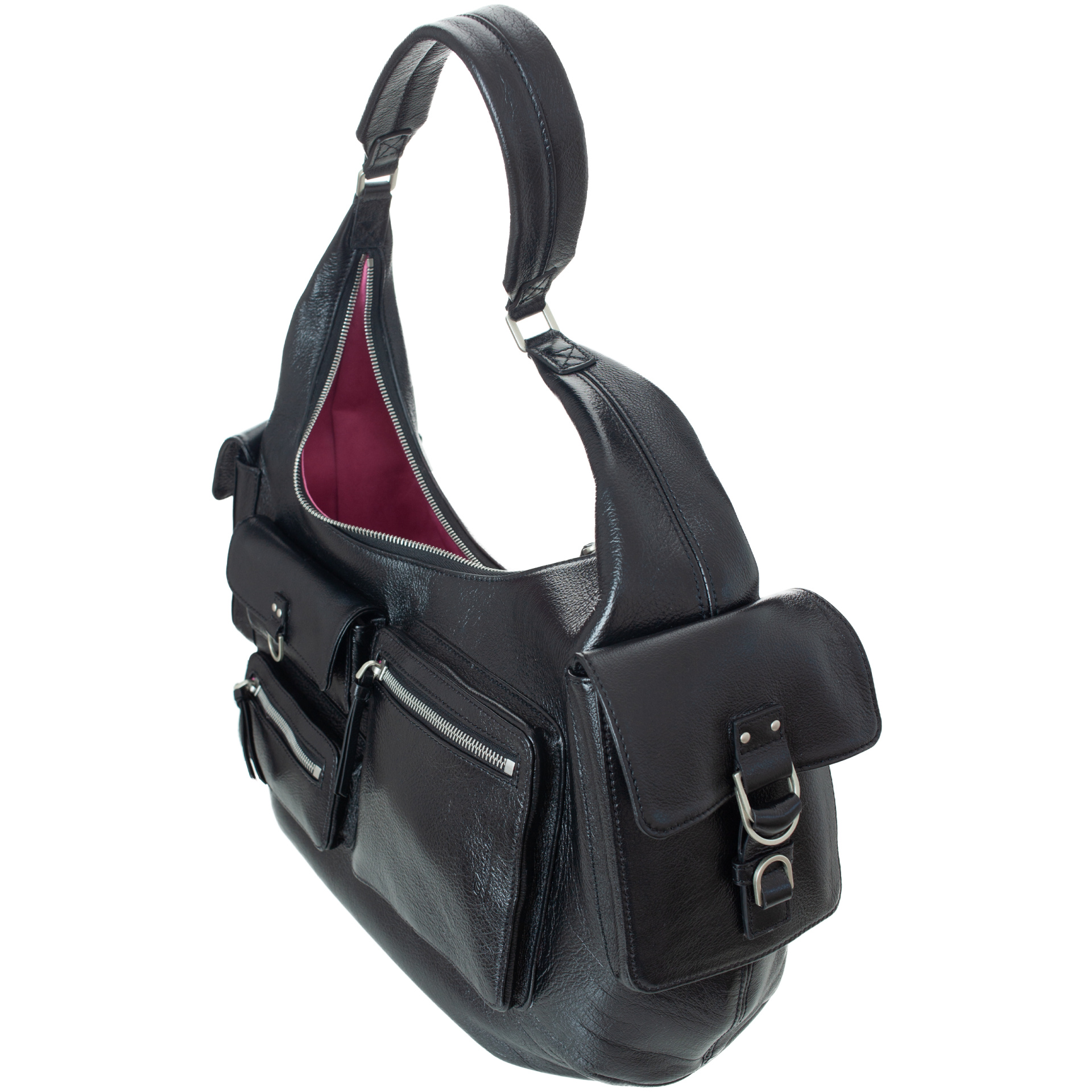 Blumarine Large hobo bag with cargo pockets