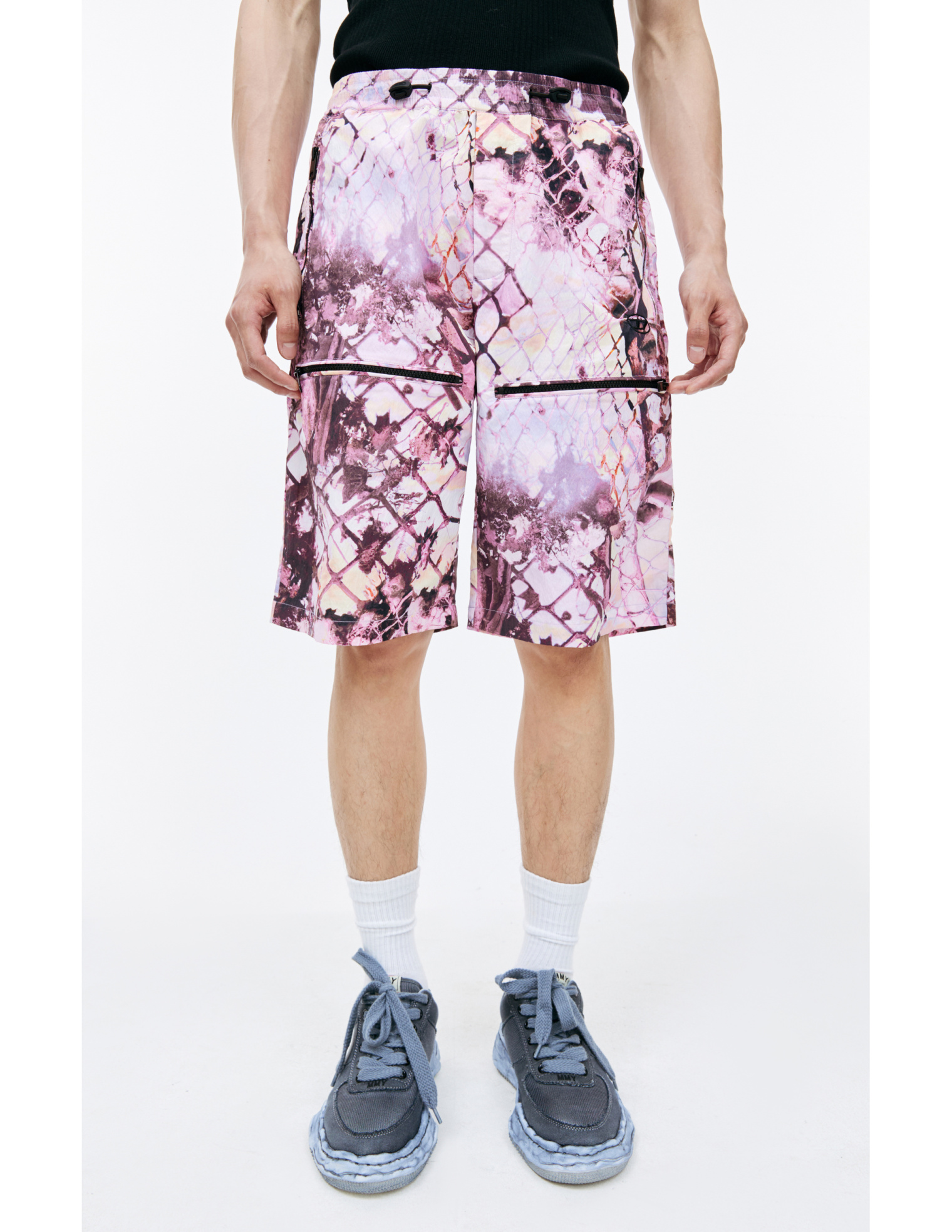 Diesel P-MCKELL nylon cargo shorts