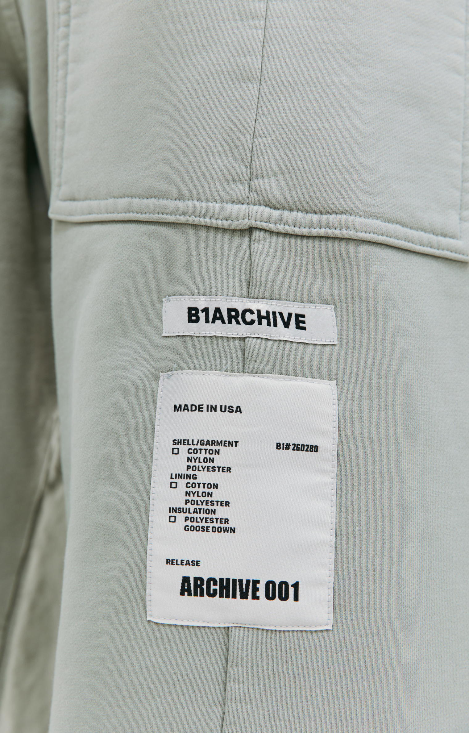 B1ARCHIVE Wide leg sweatpant