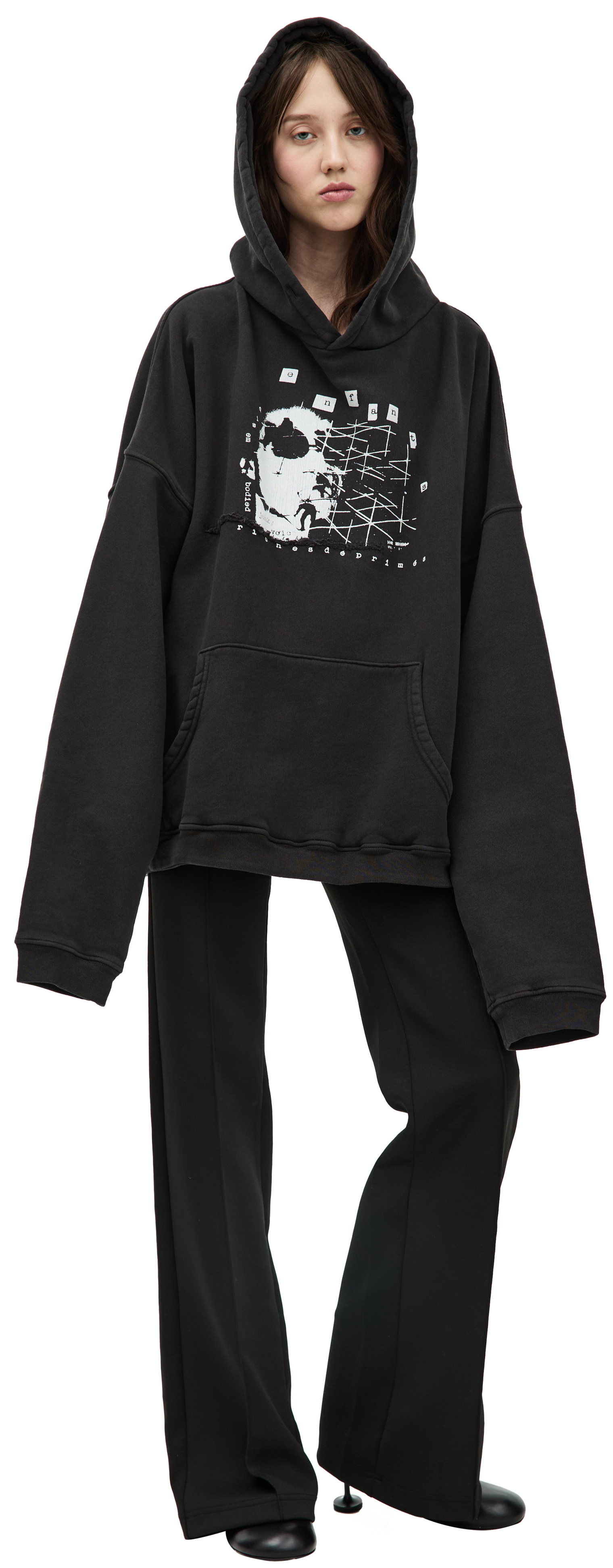 Enfants Riches Deprimes Black cotton hoodie