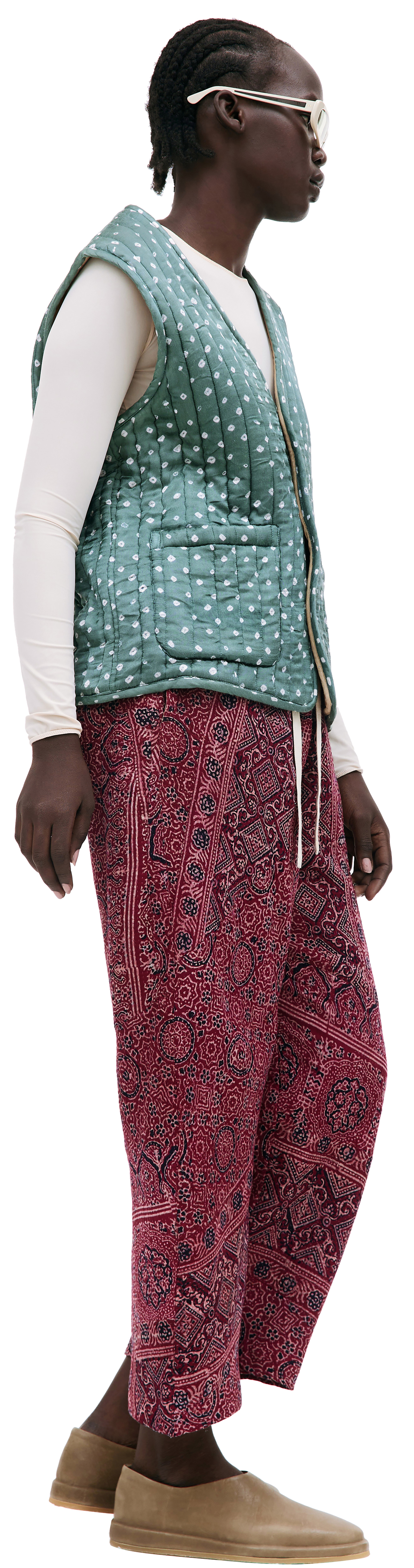 KARU RESEARCH Quilted silk vest