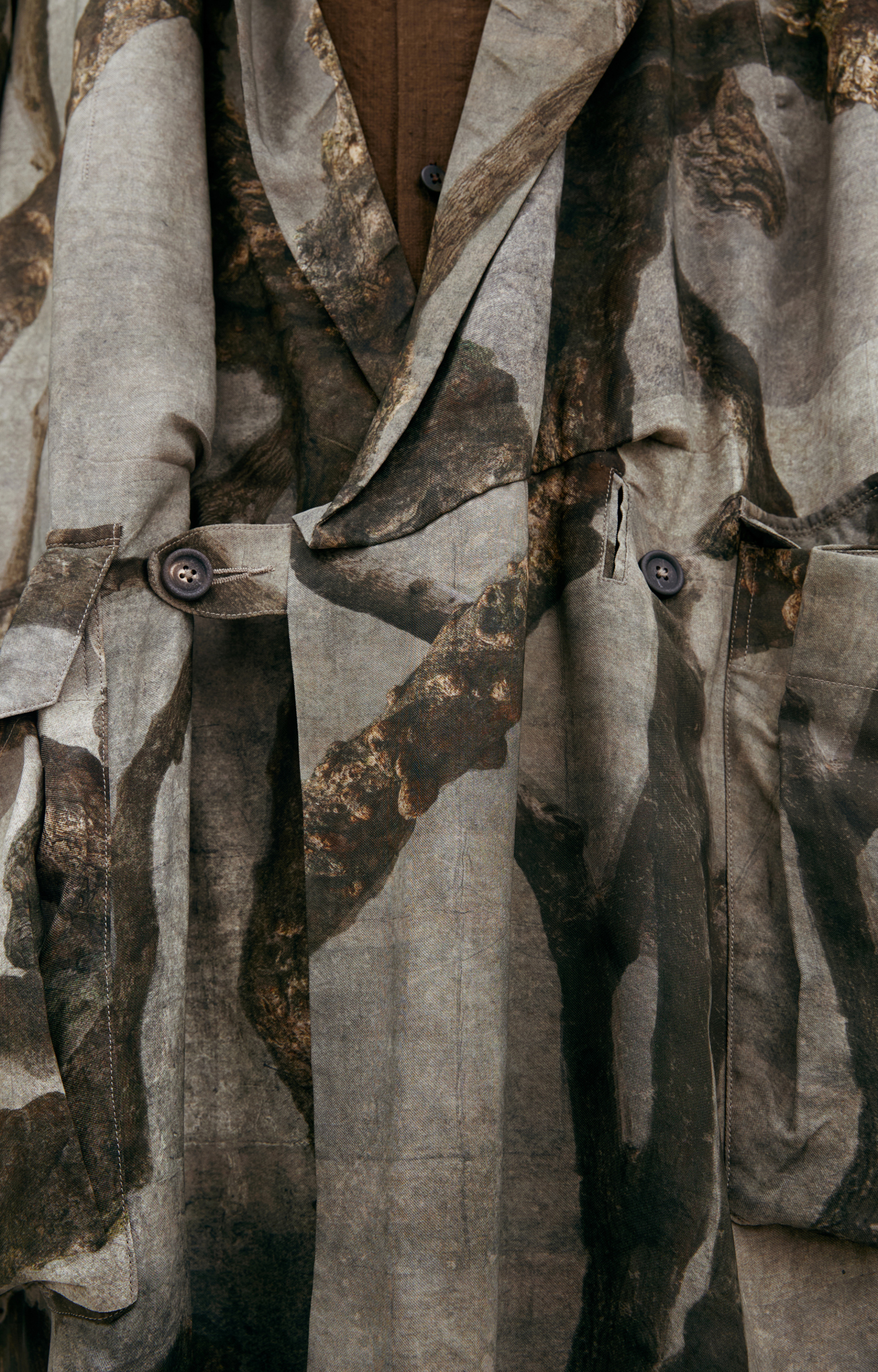 Ziggy Chen Coat with patch pockets