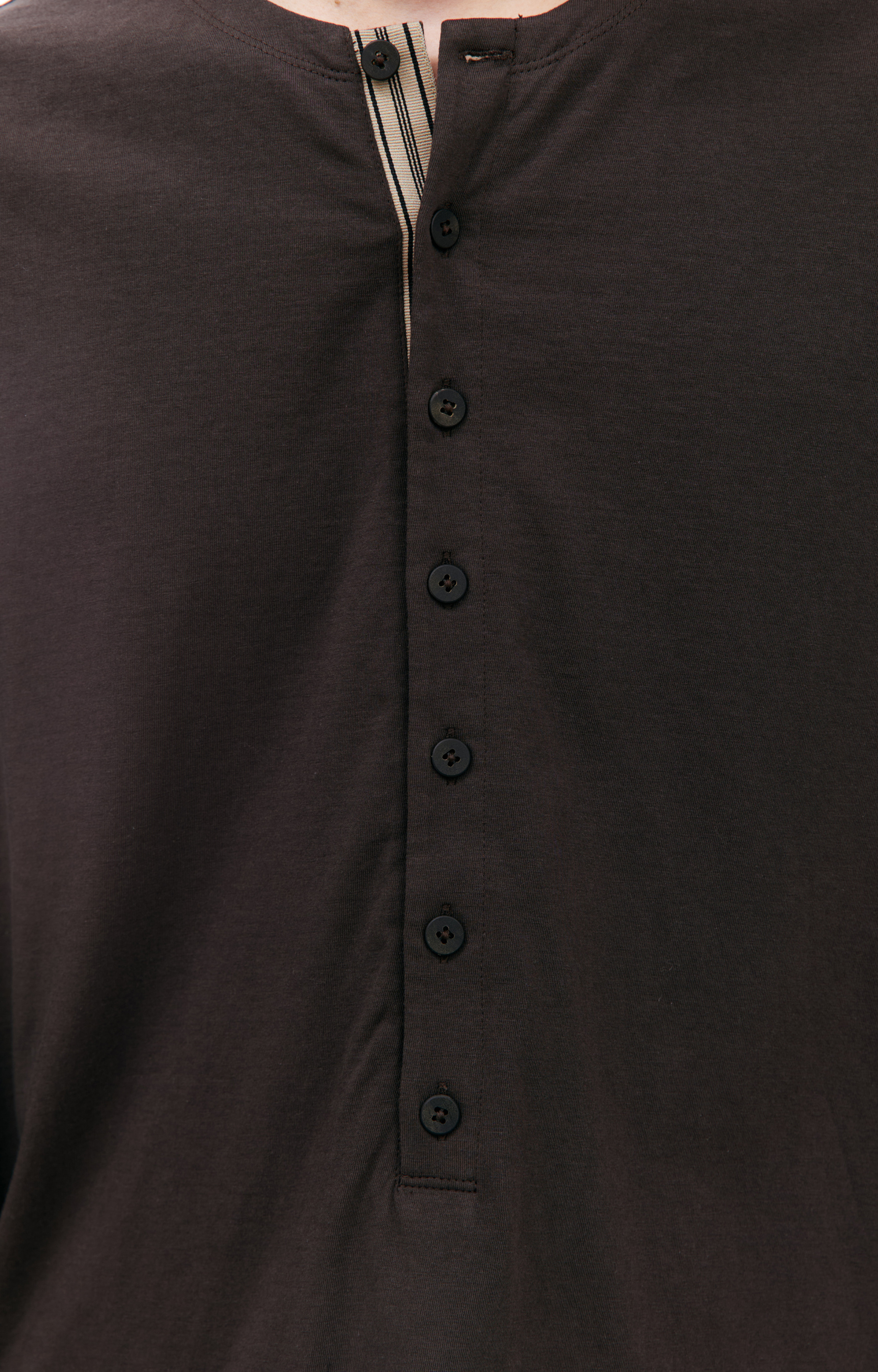 Ziggy Chen Brown cotton longsleeve